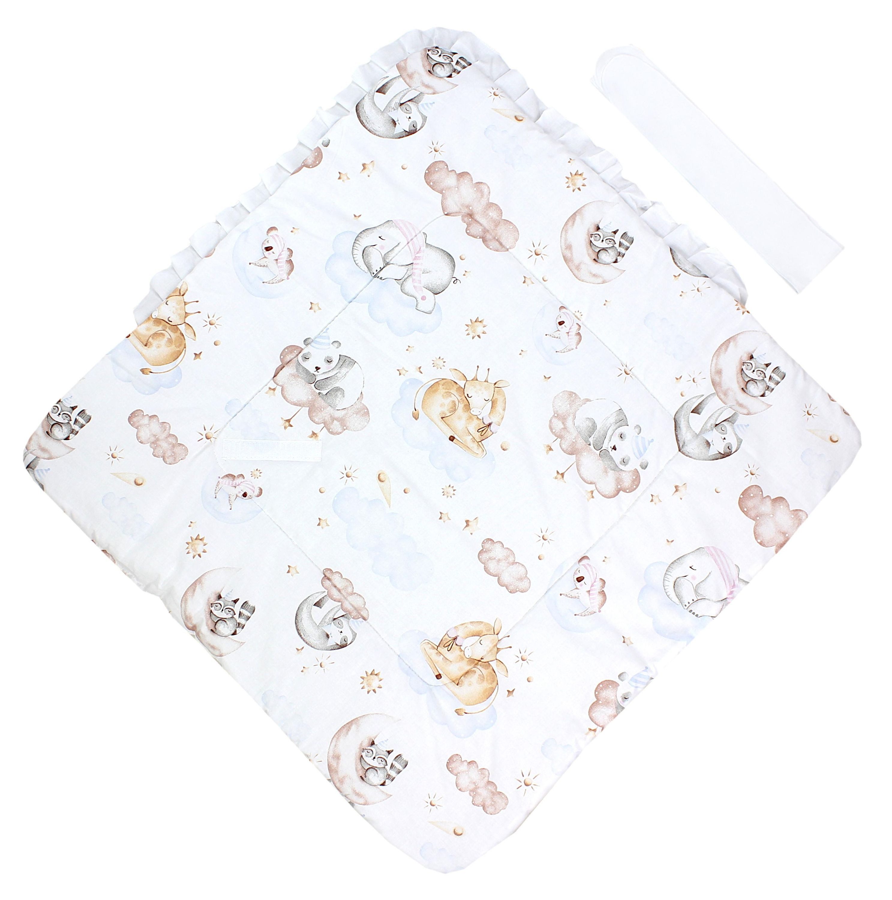 Einschlagdecke TupTam Unisex Baby Einschlagdecke mit Schleife, TupTam