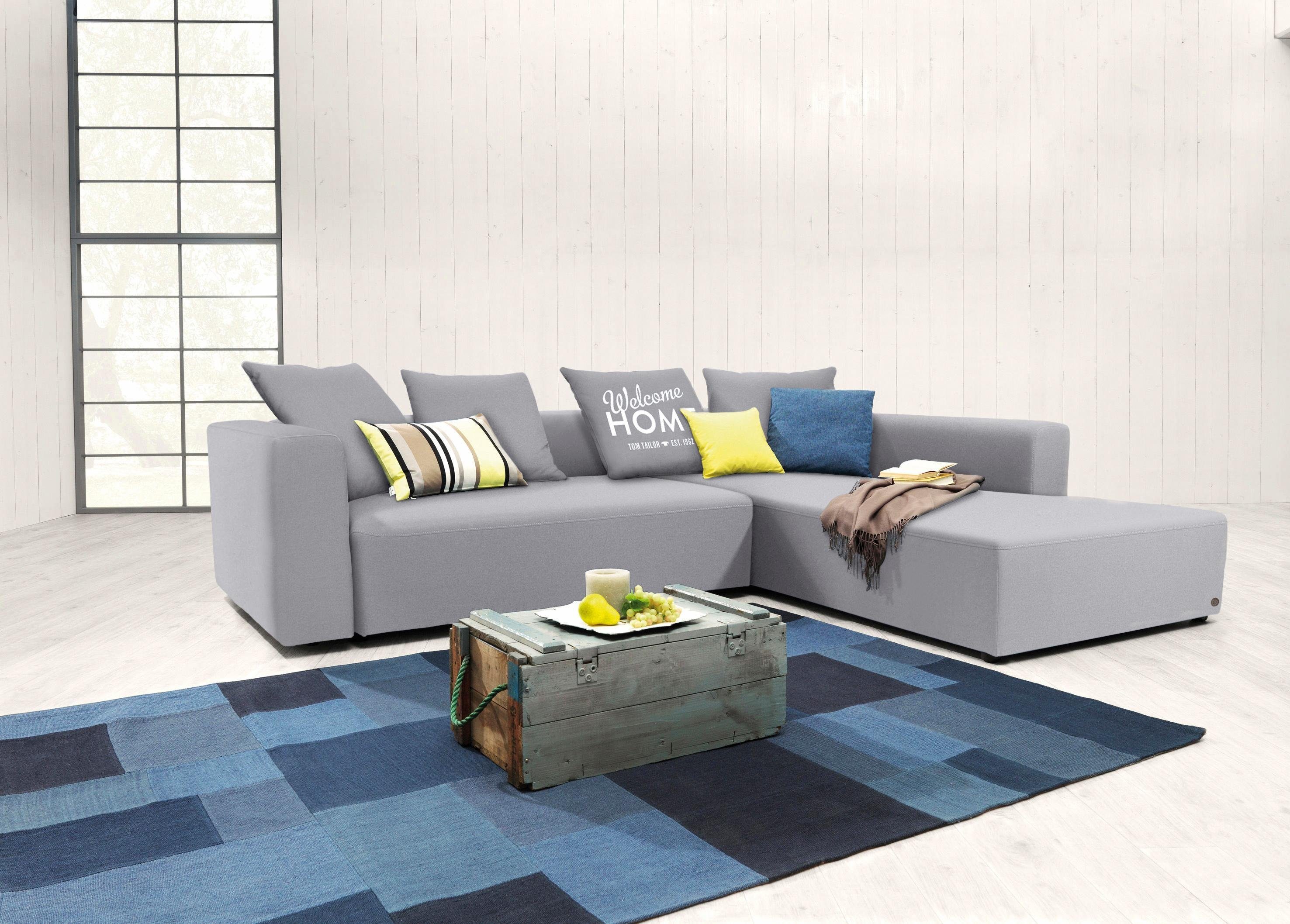 TOM TAILOR HOME Ecksofa Bettkasten M, & COLORS der aus mit HEAVEN CASUAL COLLECTION, wahlweise Bettfunktion