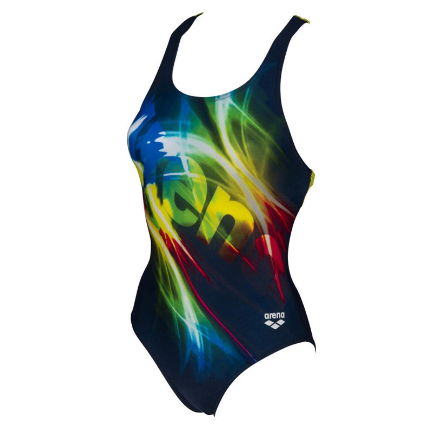 Costume Intero Donna Arena Twist Back - Reversibile, UPF50+, Resistente Al Cloro