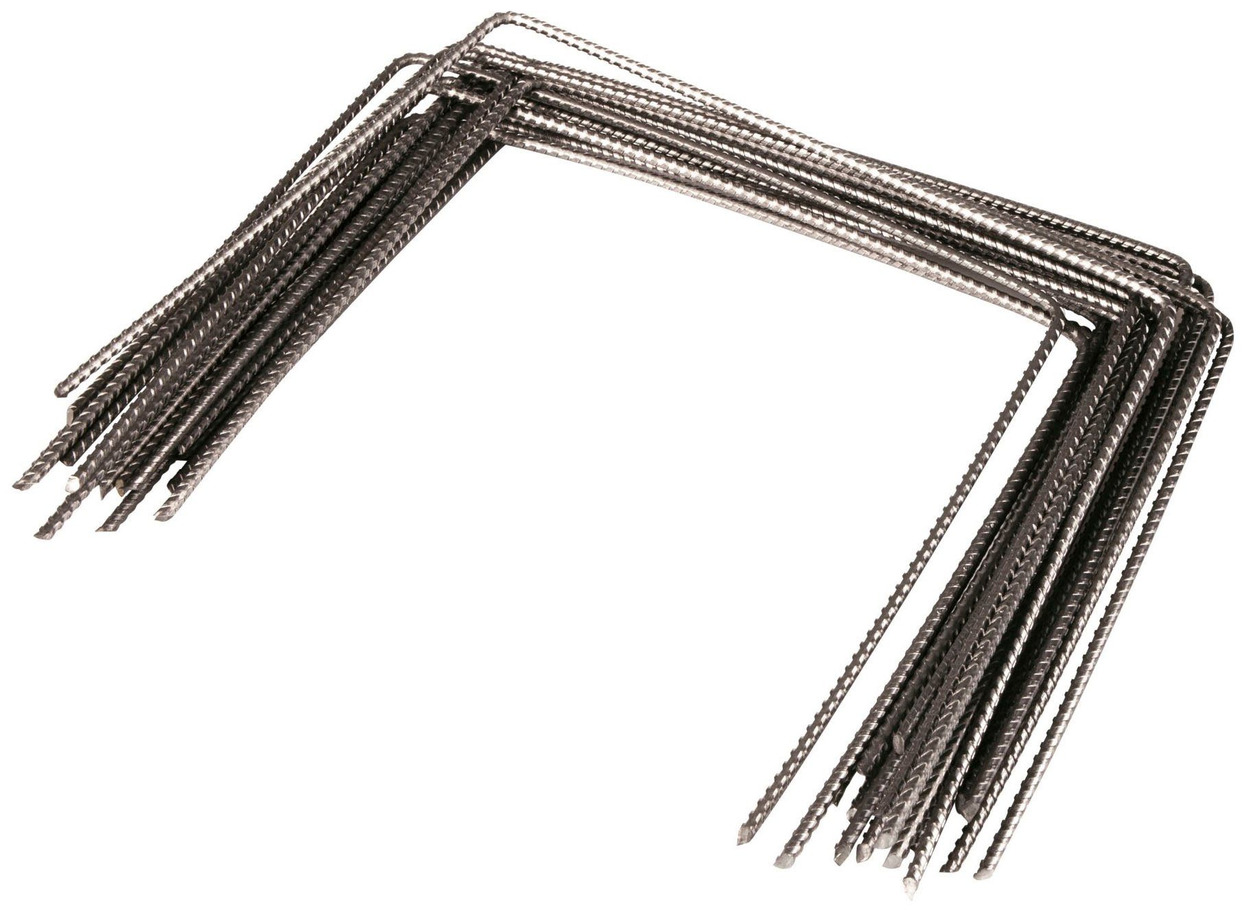 Windhager Bodenanker Metall-Heringe gerippt, zur und von (Set, 100-St), Vliesen Befestigung Folien