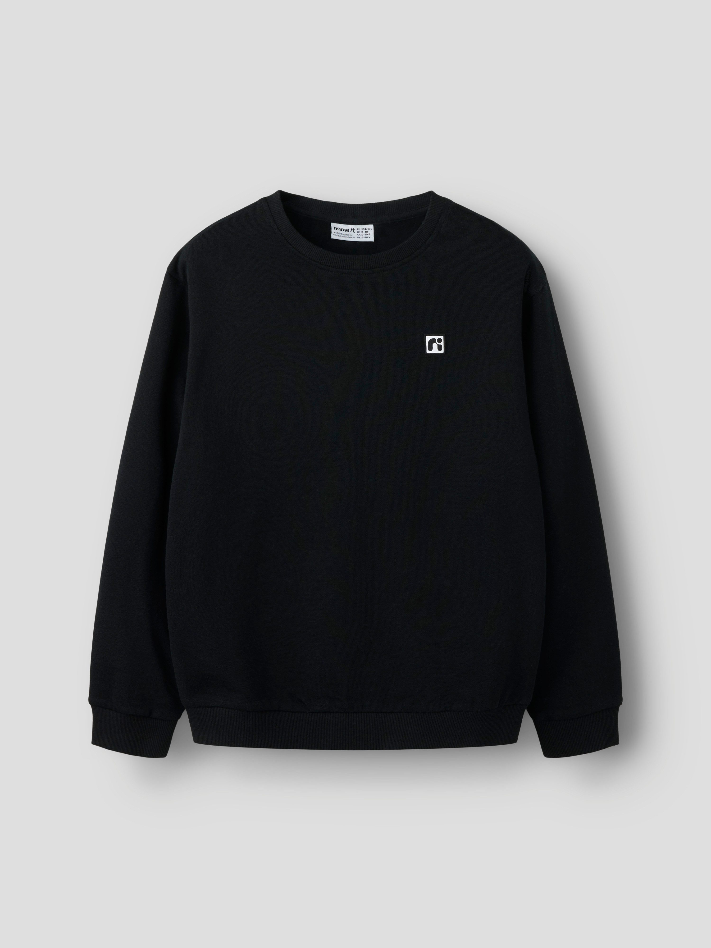 Name It Sweatshirt NKMFLO LS NREG SWEAT BRU NOOS Baumwolle, regular fit – Bild 2 von 4