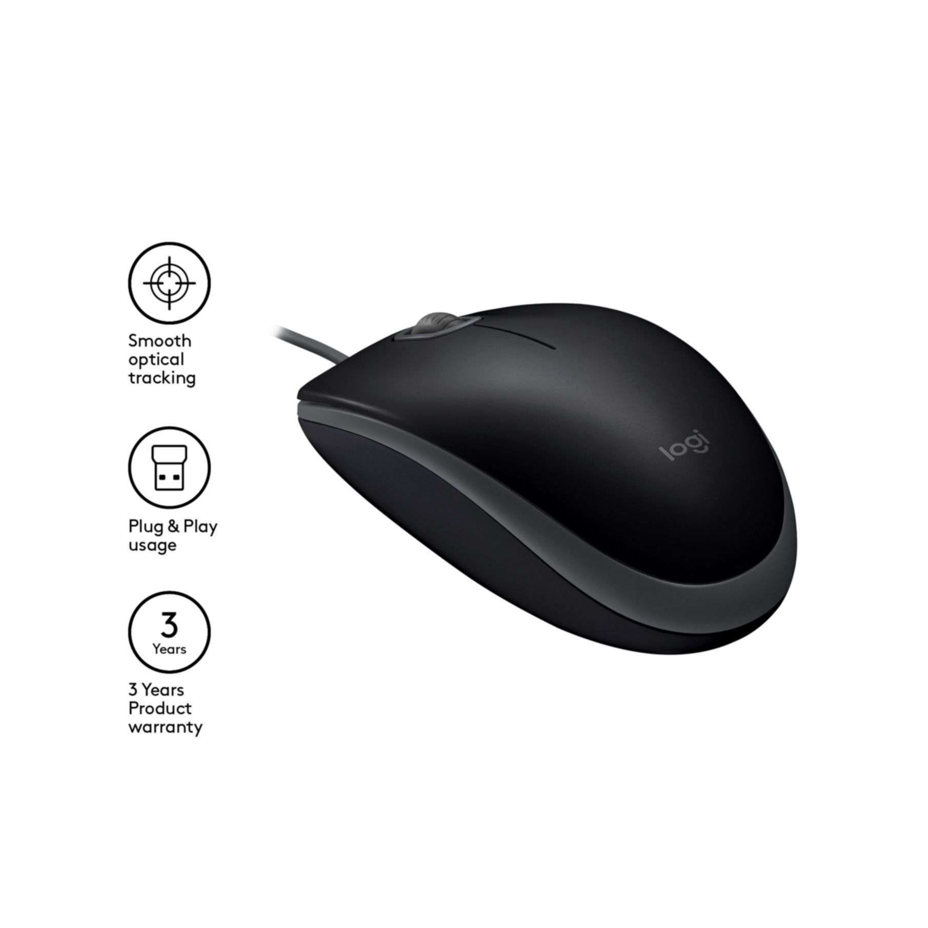 Logitech B110 Silent Maus (kabelgebunden)