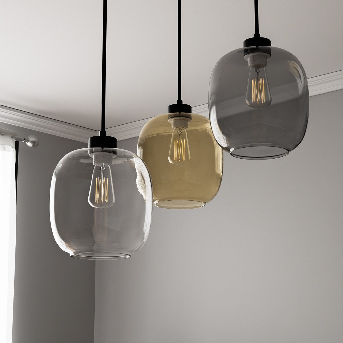 Liadomo Pendelleuchte Magellan, ohne Leuchtmittel, Hängelampe im Skandi-Loo günstig online kaufen