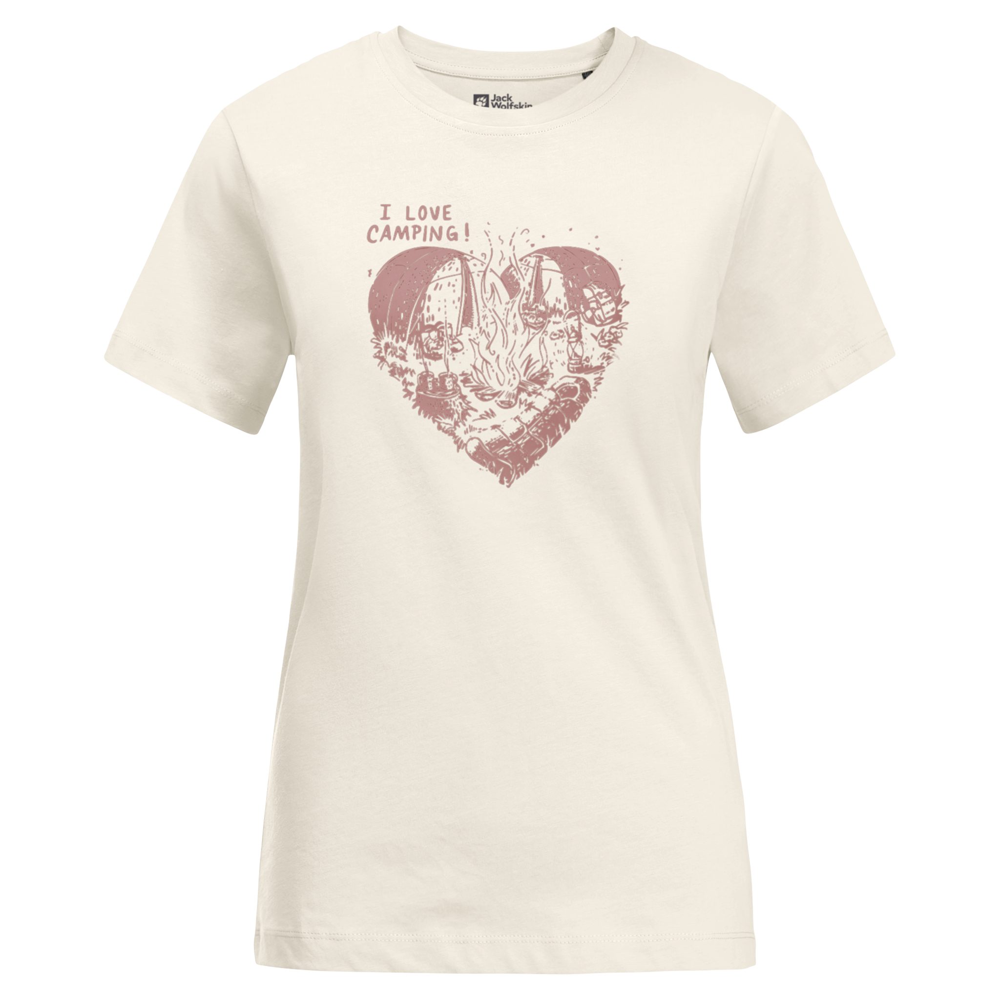 Jack Wolfskin T-Shirt CAMPING LOVE T W