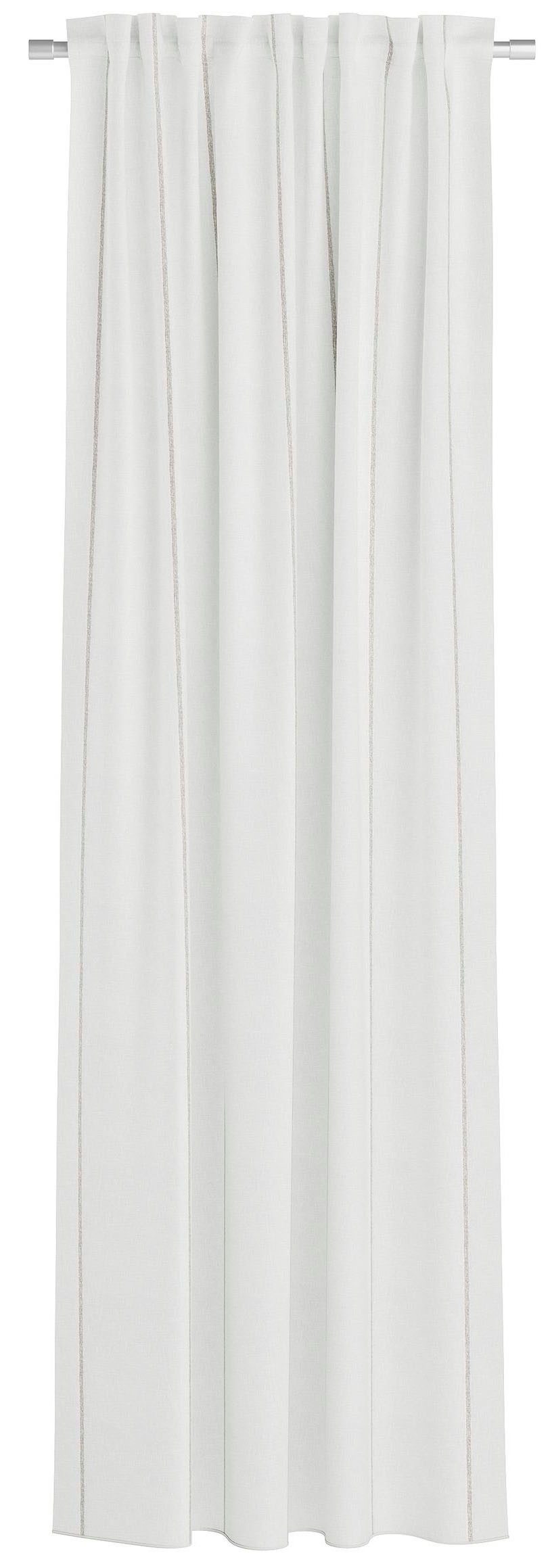 Neutex for you! Vorhang NURO (1 St), Multifunktionsband, halbtransparent, Bouclé-Optik, criss-cross Struktur, Stickmuster