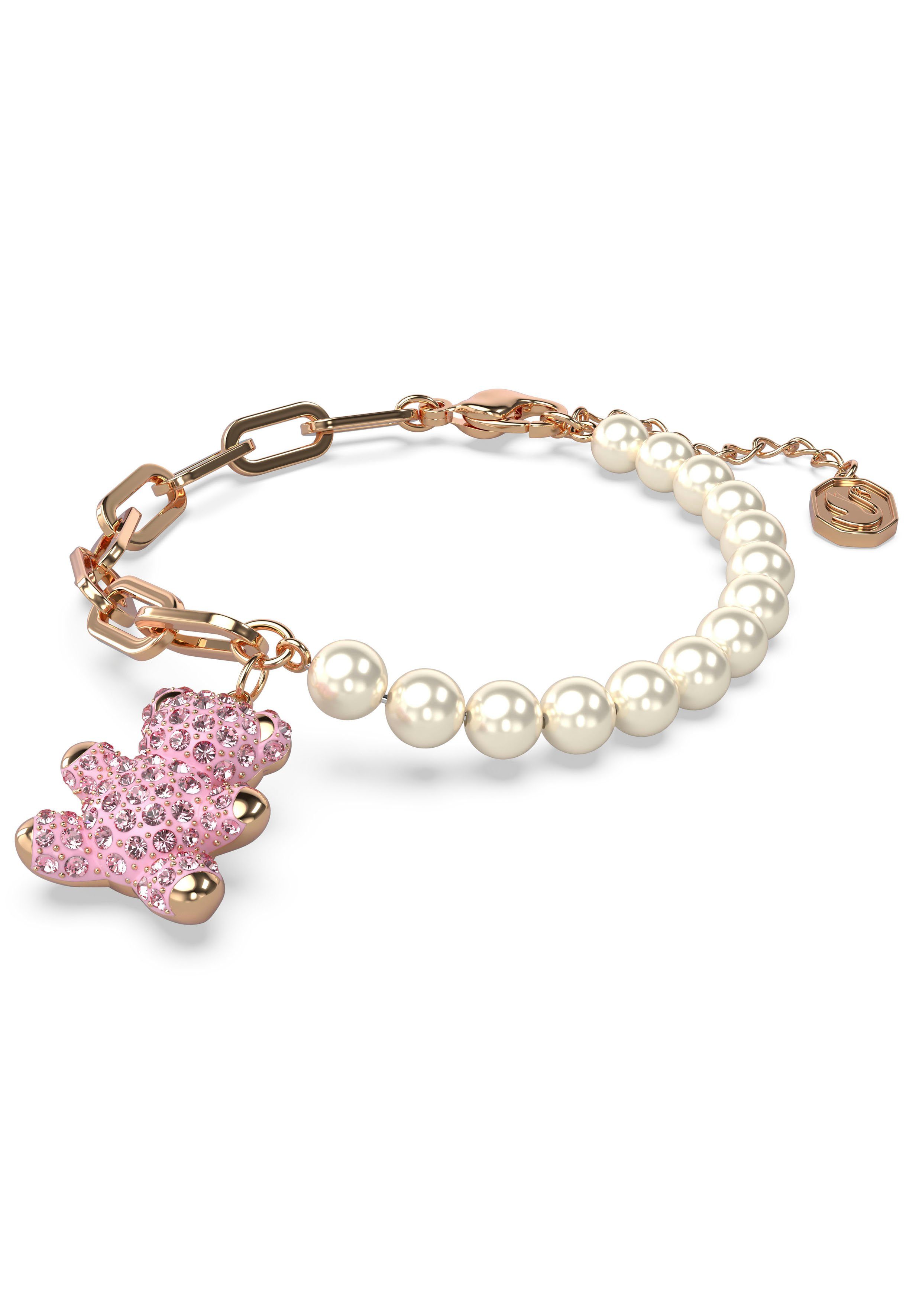 Swarovski Armband TEDDY, mit Swarovski® Kristall - mit Swarovski® Perle günstig online kaufen