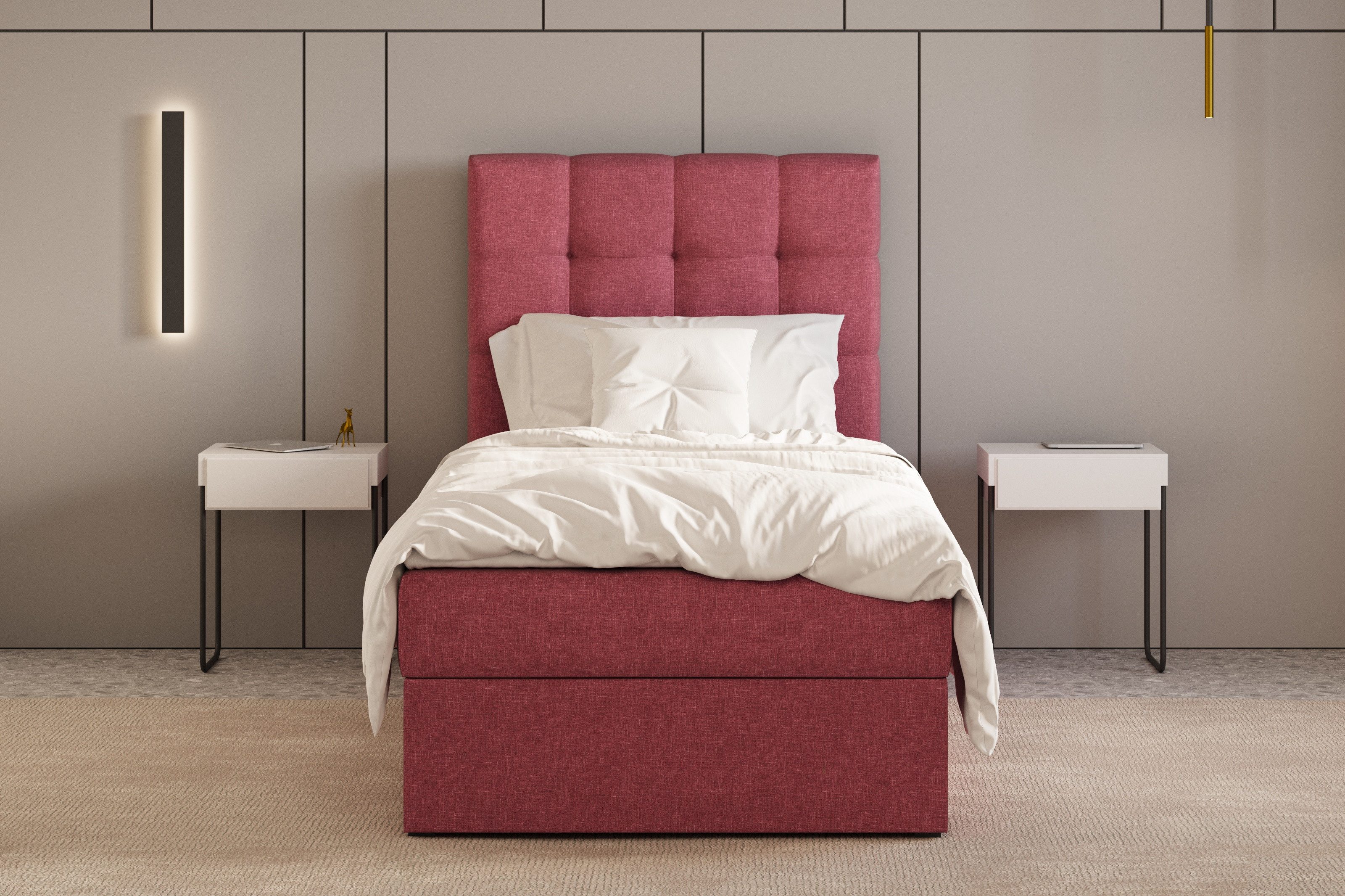 MOEBLO Boxspringbett Bett 05 (Polsterbett Kontinentalbett, Bonell, Topper, günstig online kaufen