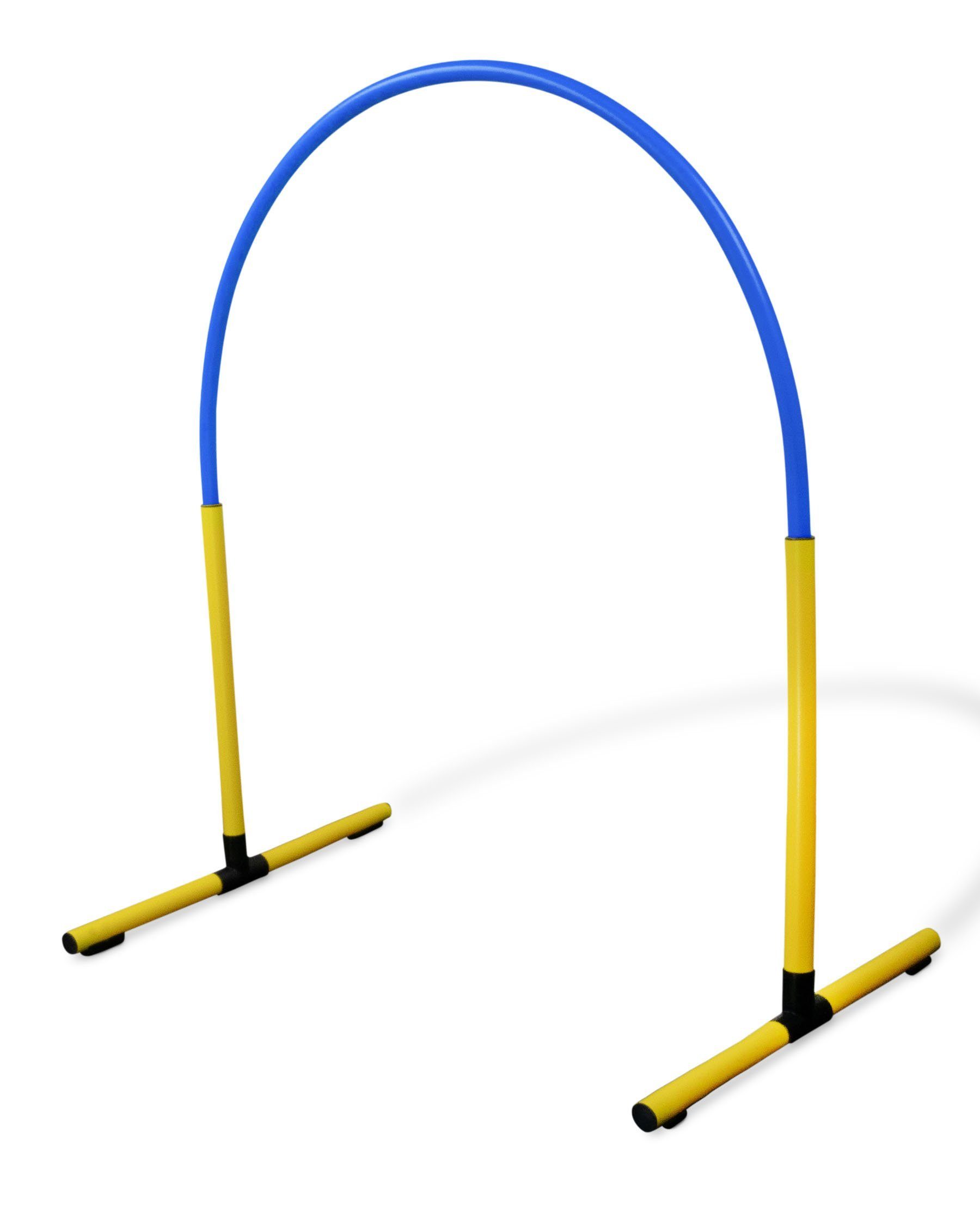 Superhund Agility-Slalom Hoopers Hoop aus Kunststoff – Trainingsgerät für Hundesport – flexibel