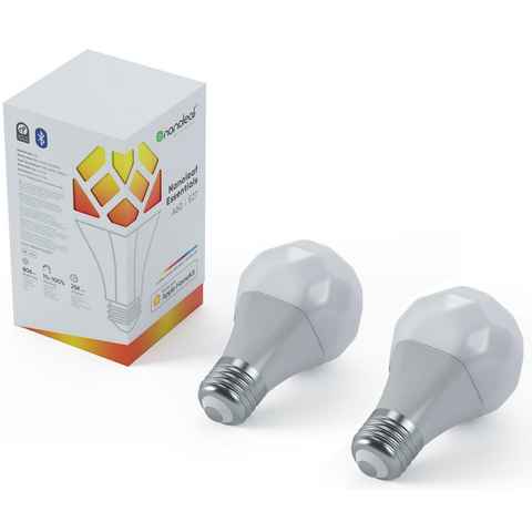nanoleaf LED-Leuchtmittel Light Bulb E27 2er Pack, E27, 2 St., Farbwechsler