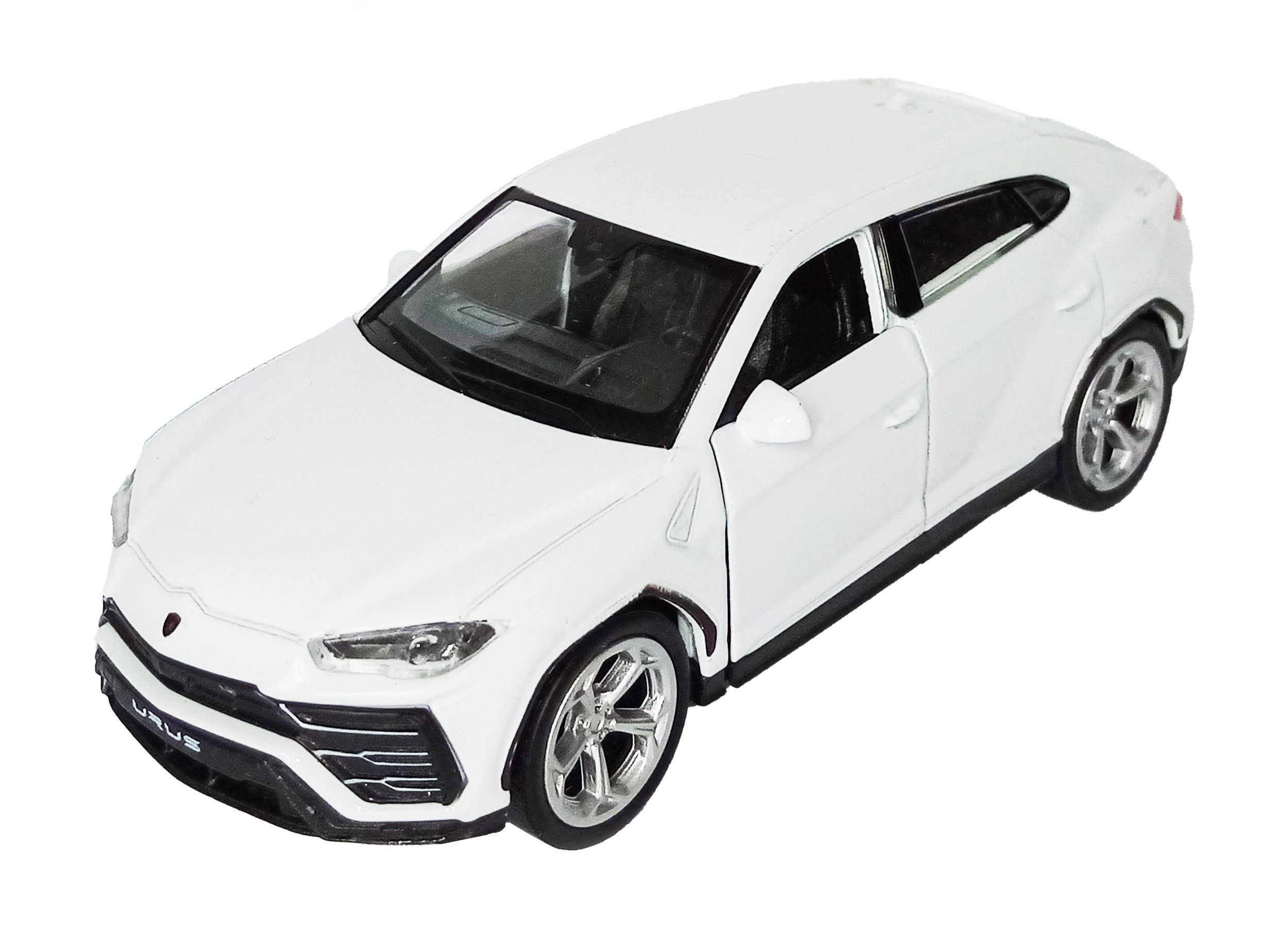 Welly Modellauto LAMBORGHINI Urus Modellauto Metall Modell Auto 92 (Weiss), Spielzeugauto Kinder Geschenk