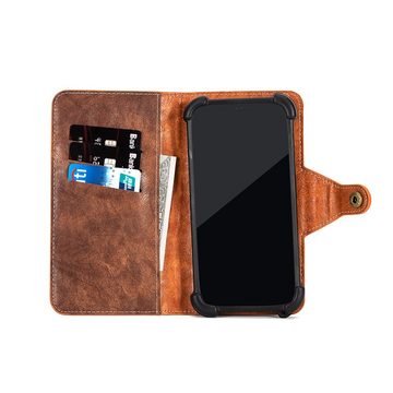 K-S-Trade Handyhülle für BlackBerry Key2 LE, Handy-Hülle Schutz-Hülle Bookstyle Case Wallet-Case Handy Cover