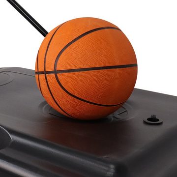 AUFUN Basketballkorb Basketballständer mit Rollen, Höhenverstellbar 230 bis 305 cm