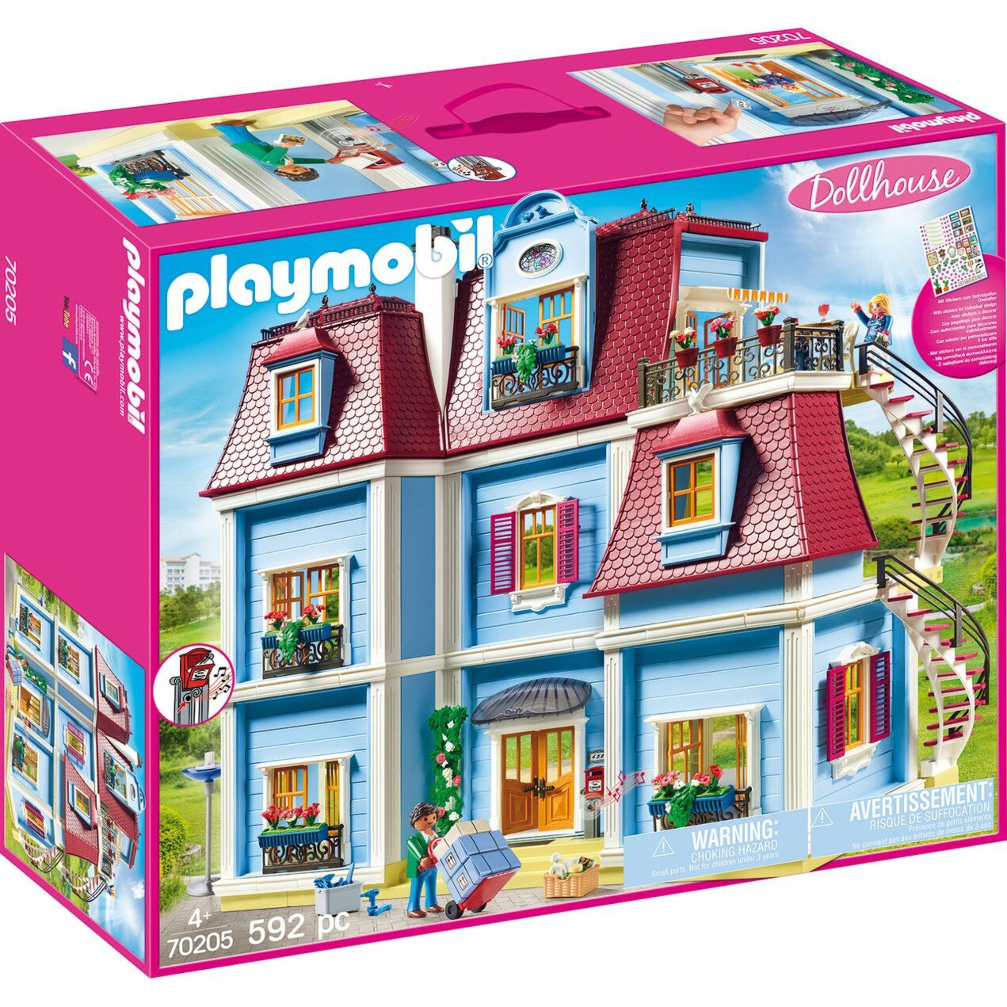 Playmobil® PLAYMOBIL Dollhouse Mein Großes Puppenhaus, Konstruktions-Spielset