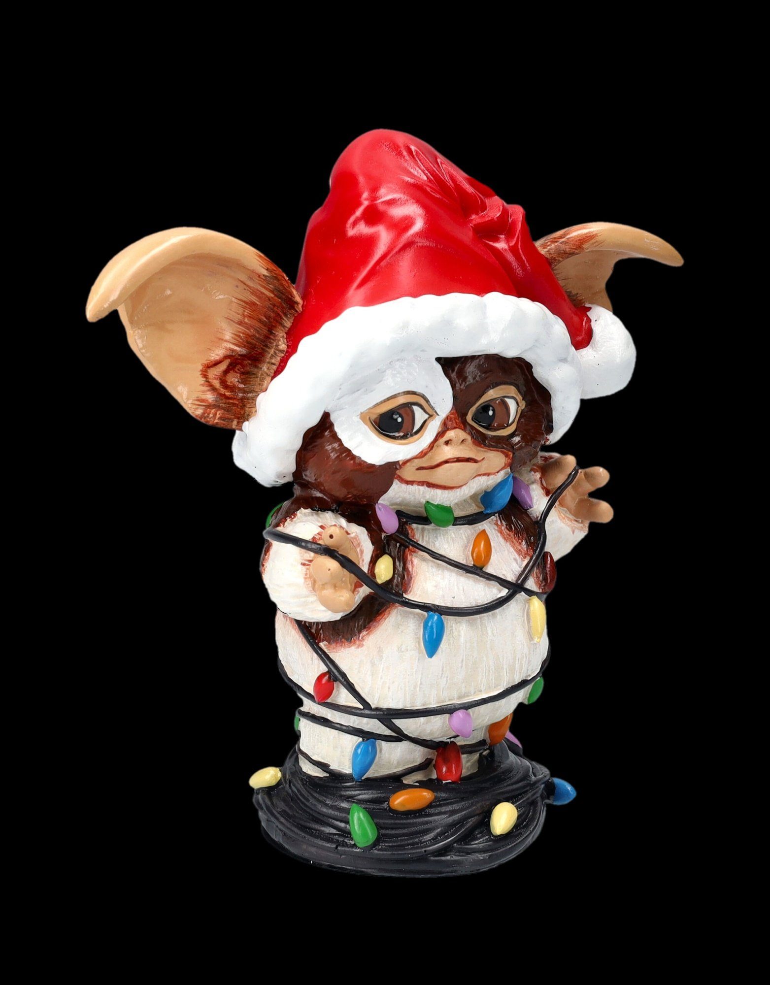 Figuren Shop GmbH Dekofigur Gremlins Figur - Gizmo mit Lichterkette - Nemesis Now - Weihnachten