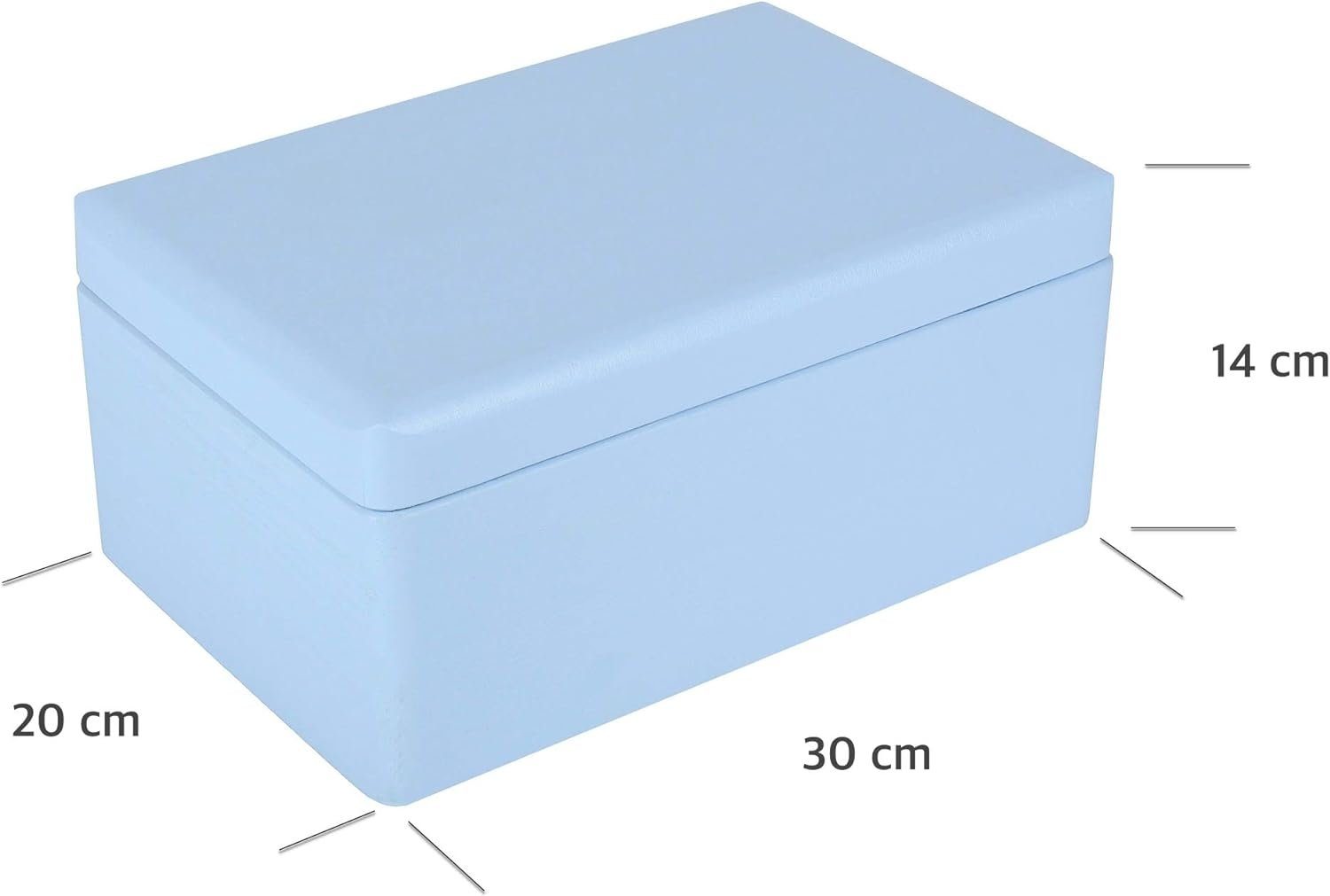 Creative Deco Holzkiste mit Deckel Groß Erinnerungsbox Baby Holzbox 30 x 20 günstig online kaufen