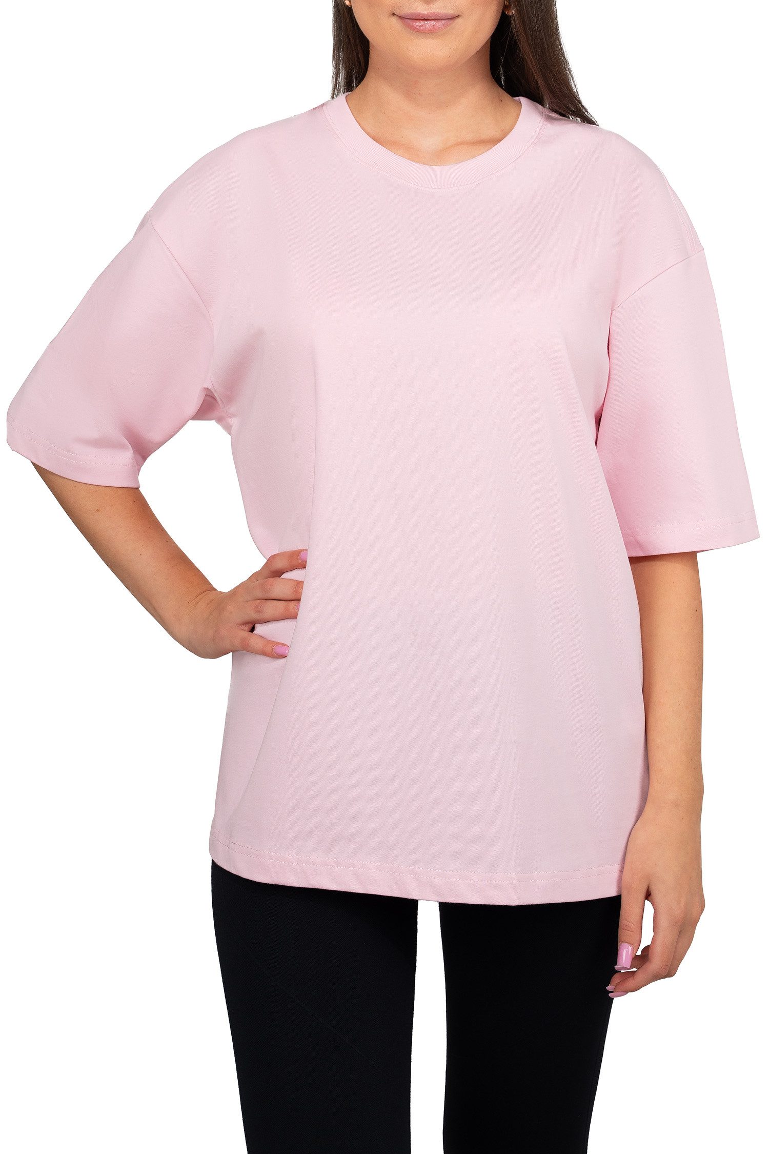 Reichstadt Oversize-Shirt Kurzarm Rundhals Damen T-Shirt 25RSW070 in kräfti günstig online kaufen