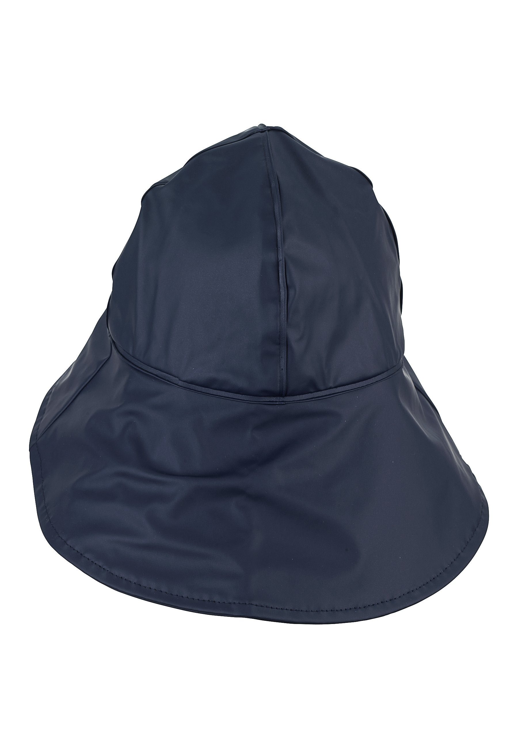 Regenmütze und mit marine und uni Wind- Sterntaler® (1-St., Bindeband Beanie Regenhut Schirmmütze wasserdicht) Kinder Unifarben Nackenschutz