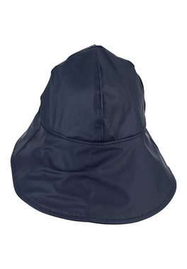 Sterntaler® Beanie Regenhut uni (1-St., Regenmütze Kinder Unifarben Wind- und wasserdicht) Schirmmütze mit Nackenschutz und Bindeband