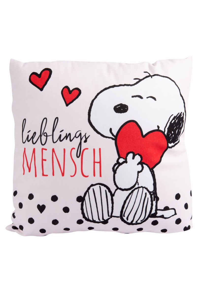 United Labels® Dekokissen The Peanuts Snoopy Dekokissen 30 x 30cm