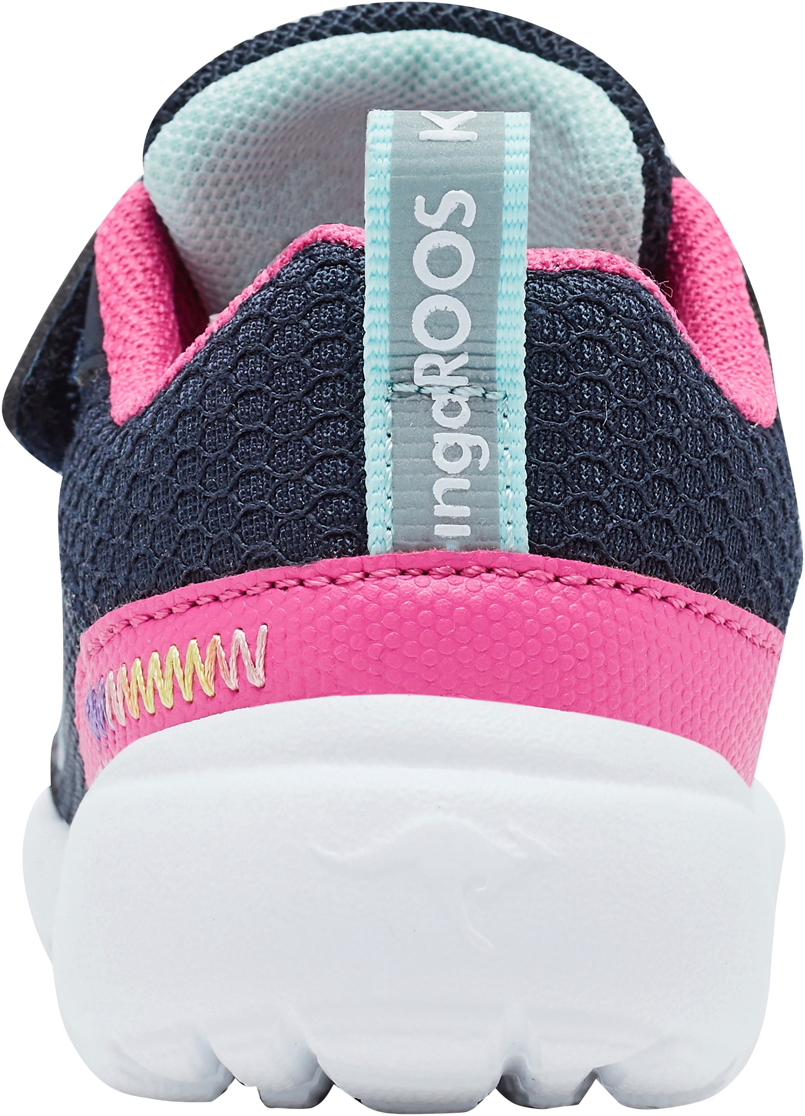 Sneaker EV KangaROOS Klettverschluss KY-Lilo navy-pink mit