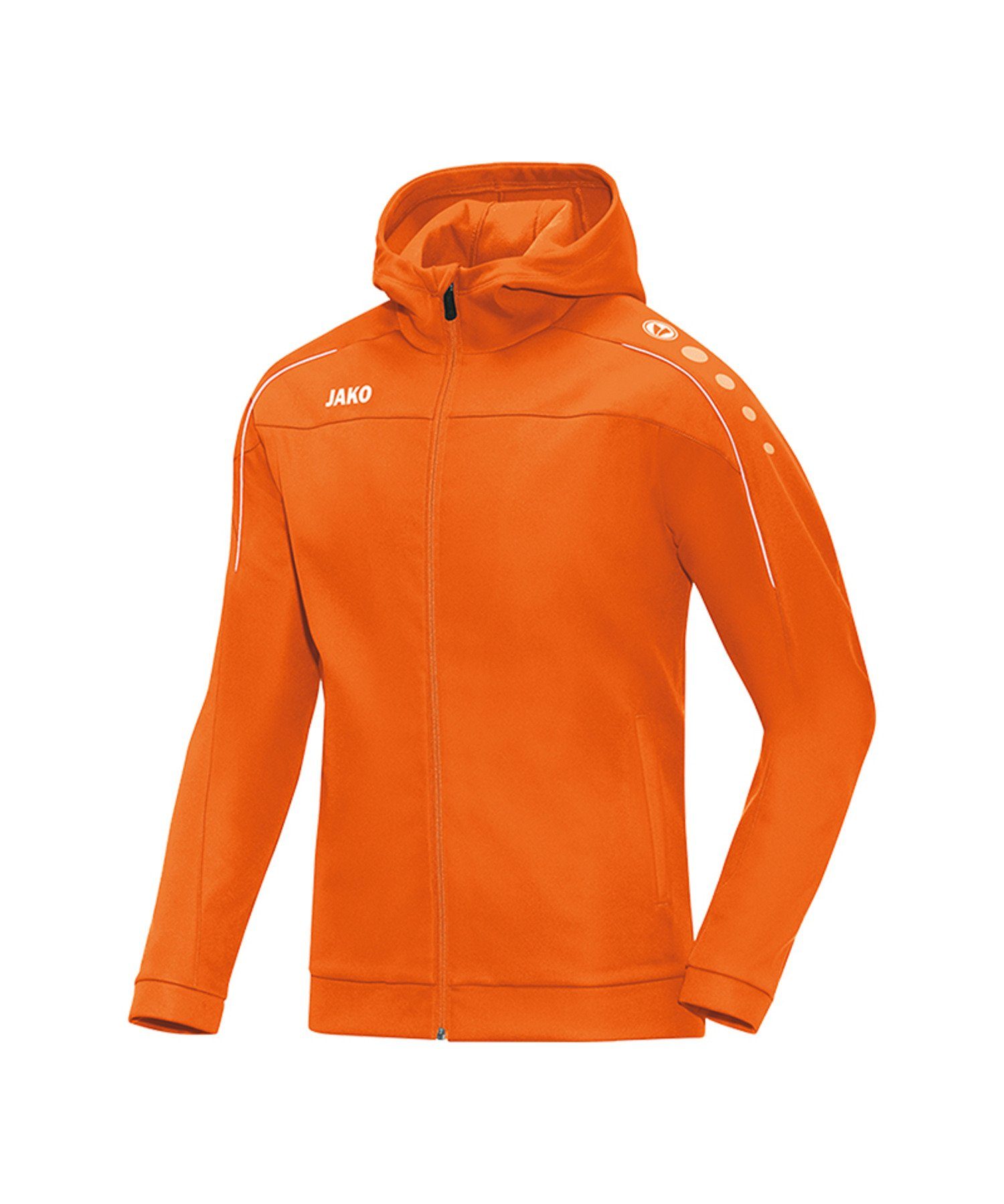 Jako Trainingsjacke Classico Kapuzenjacke Damen Orange