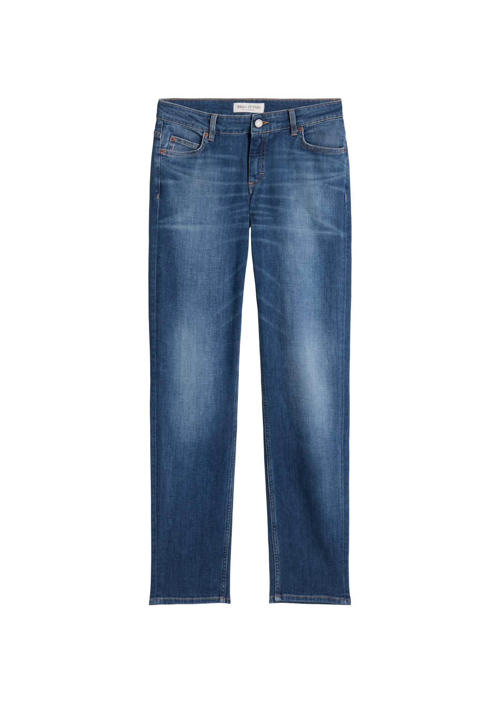 Regular-fit-Jeans aus italienischem Candiani-Denim