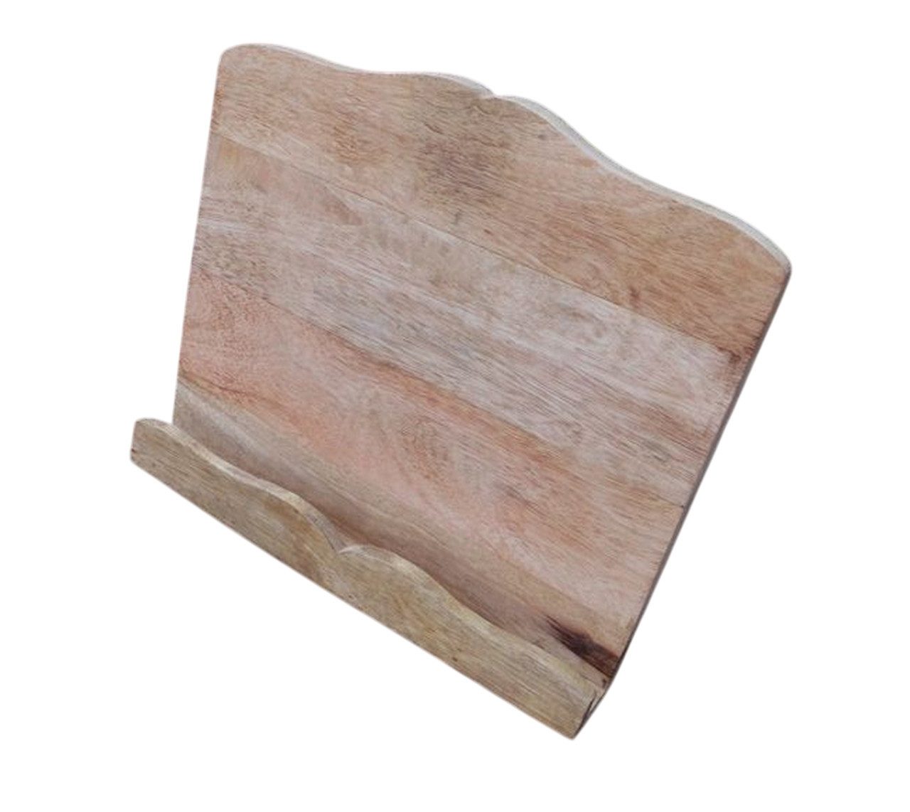 Deko-Impression Buchstütze Buchstütze Kochbuchständer Buchhalter aus Mangoholz (1 St)