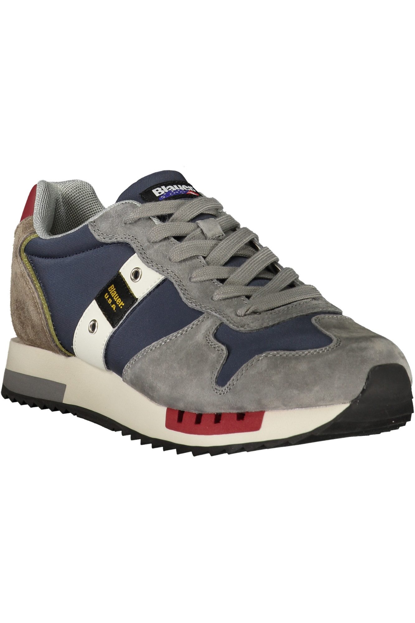 Blauer Sneaker Sportliche Herrenschuhe - Blau mit Kontrastdetails