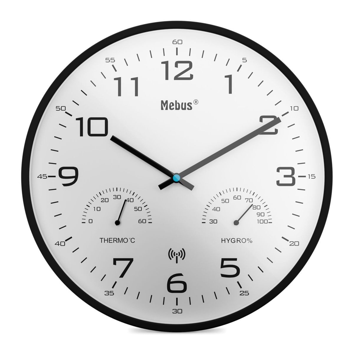 Mebus Wecker 52840 Funk Wanduhr
