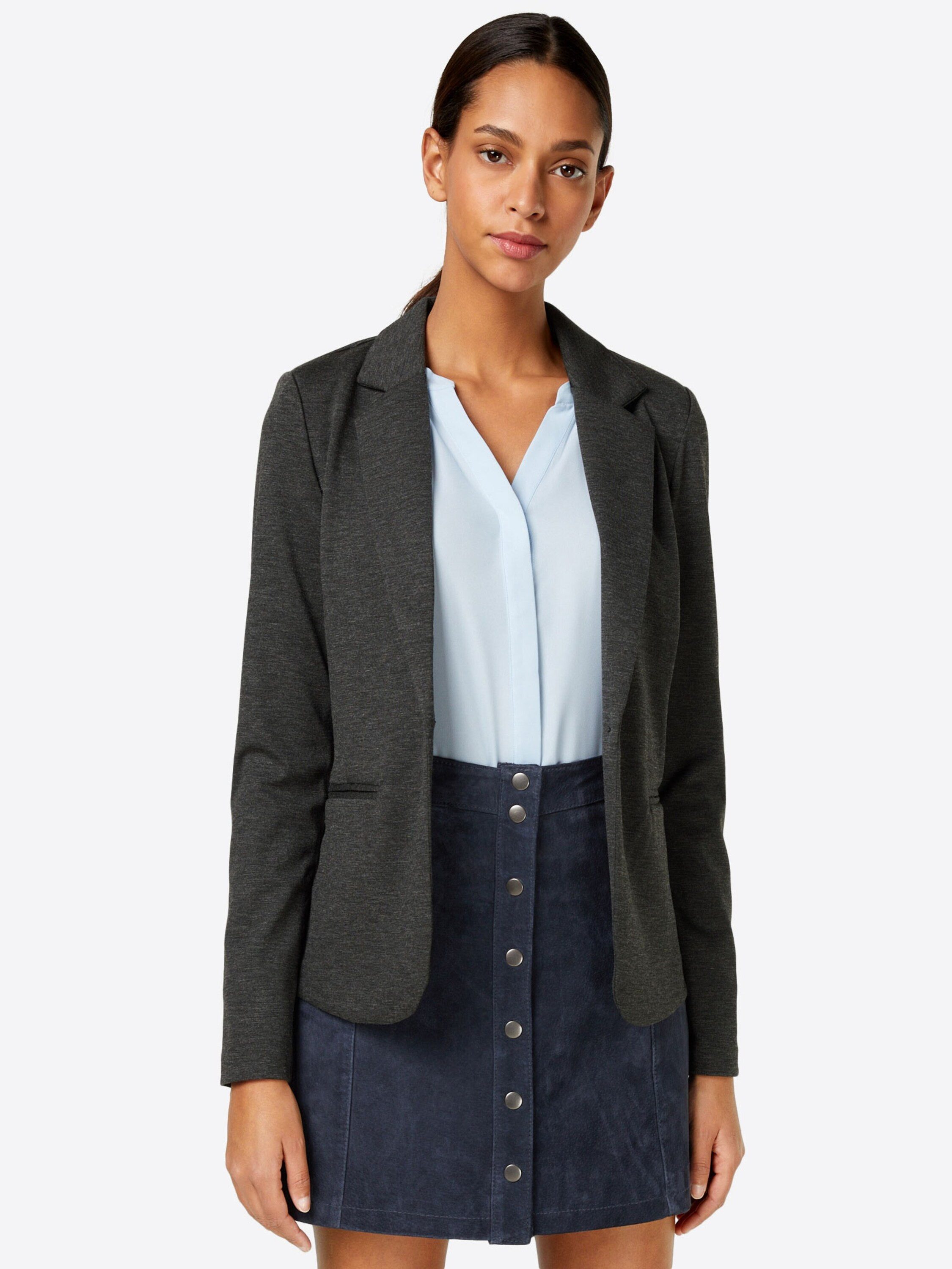 Ichi Kurzblazer Kate (1-tlg) Plain/ohne Details günstig online kaufen