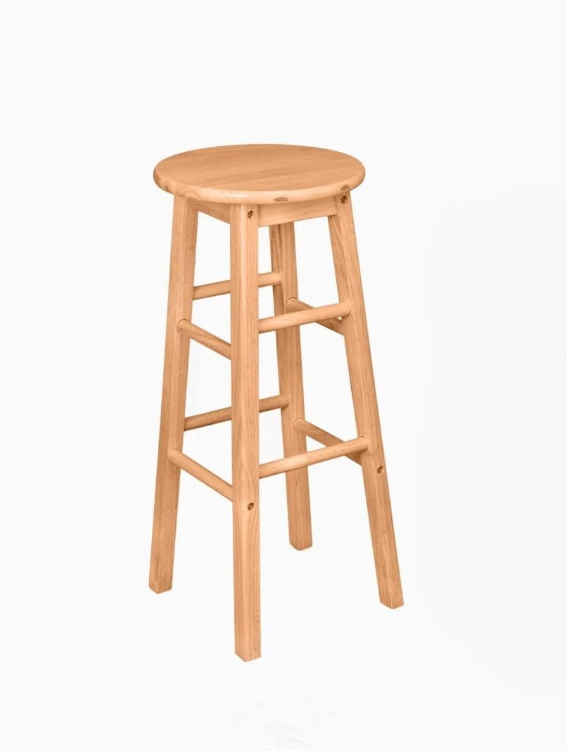 Nature-Lounge Barhocker Barhocker aus Kautschukholz - günstig online kaufen