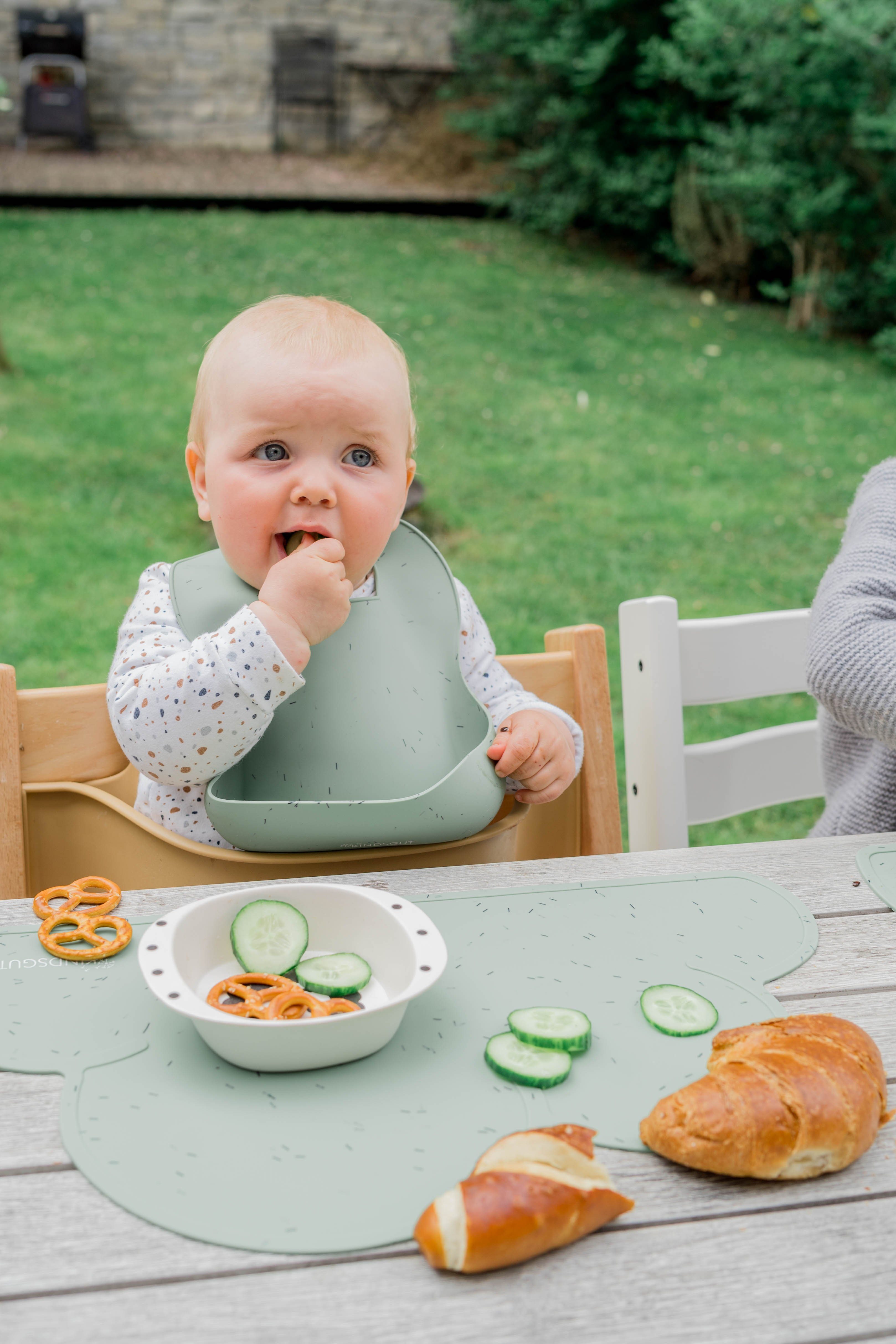 KINDSGUT Platzset Platzdeckchen Wolke, umweltfreundlich, Pistazie günstig online kaufen