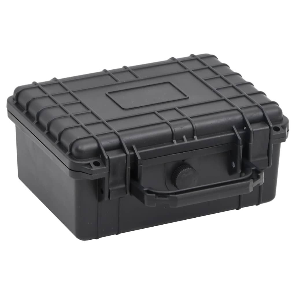 vidaXL Kameratasche Flugkoffer Tragbar Schwarz 24x19x11 cm PP