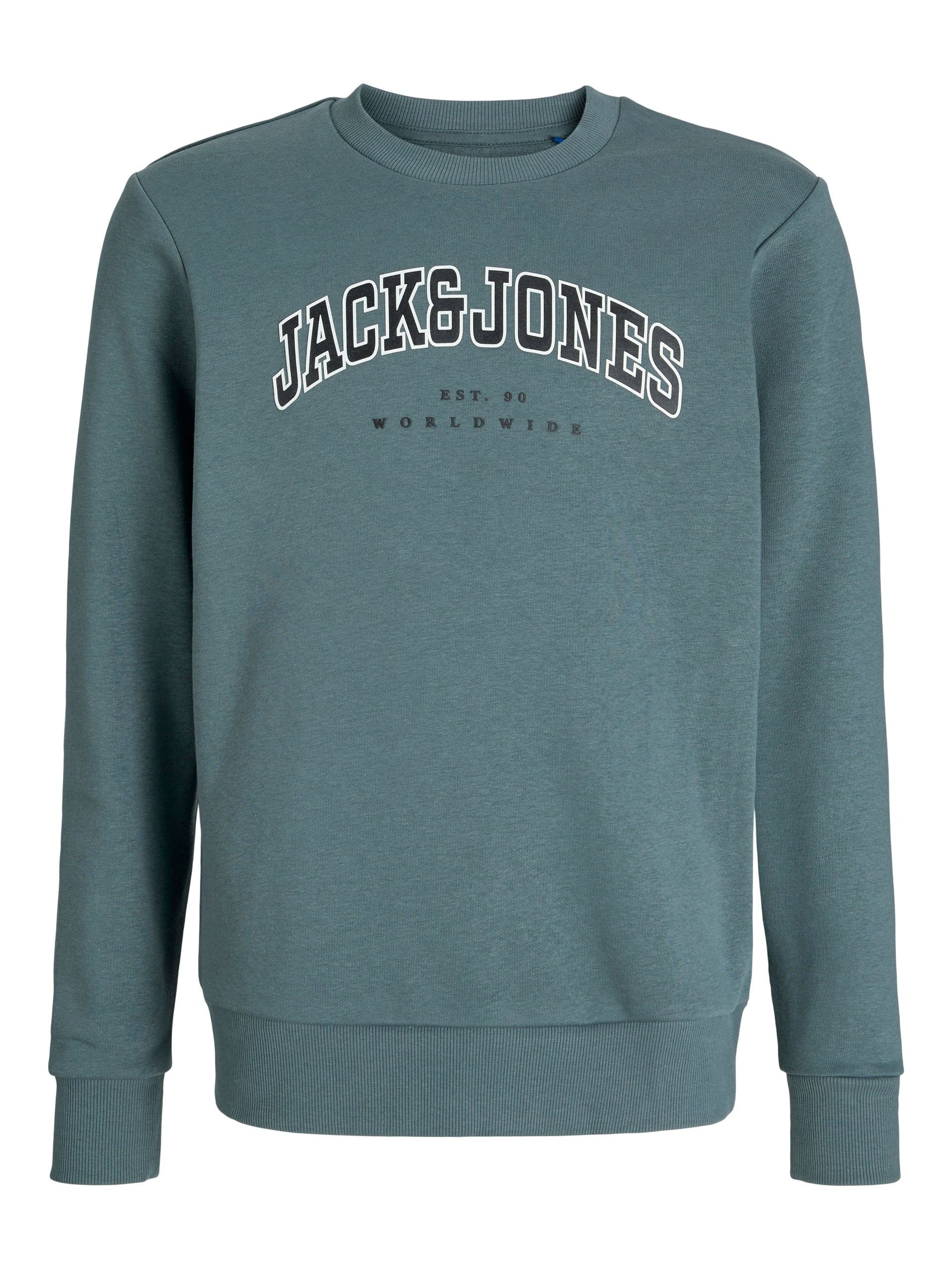 Jack & Jones Junior Sweatshirt JJECALEB VARSITY SWEAT CREW MNI