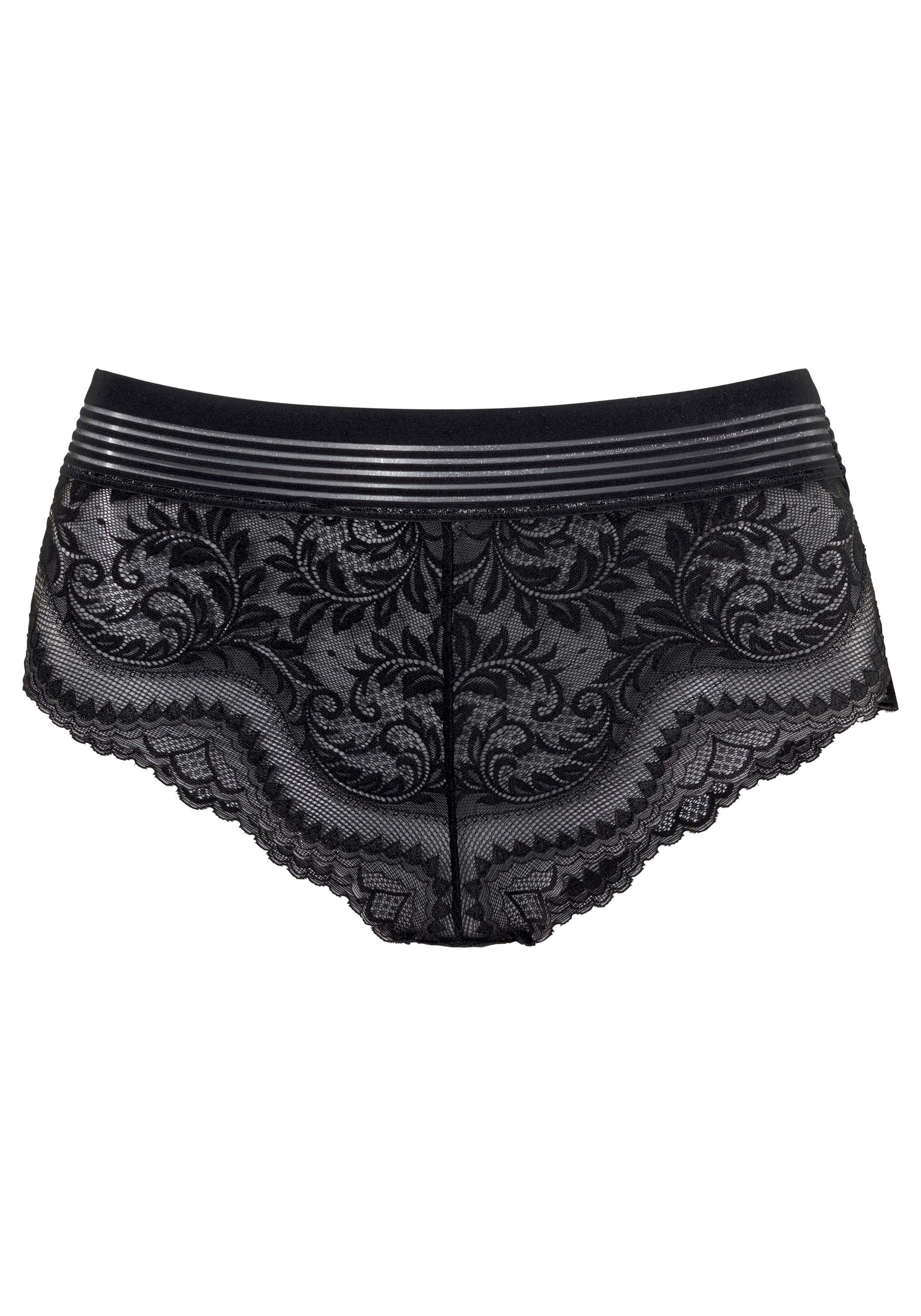 petite fleur gold High-Waist-Slip, Taillenslip aus Spitze sexy Unterwäsche, sexy Dessous, Reizwäsche Damen – Bild 2 von 5