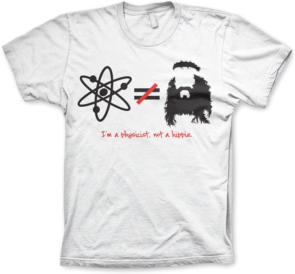 The Big Bang Theory T-Shirt I'm A Physicist Not A Hippie Big Tall T-Shirt