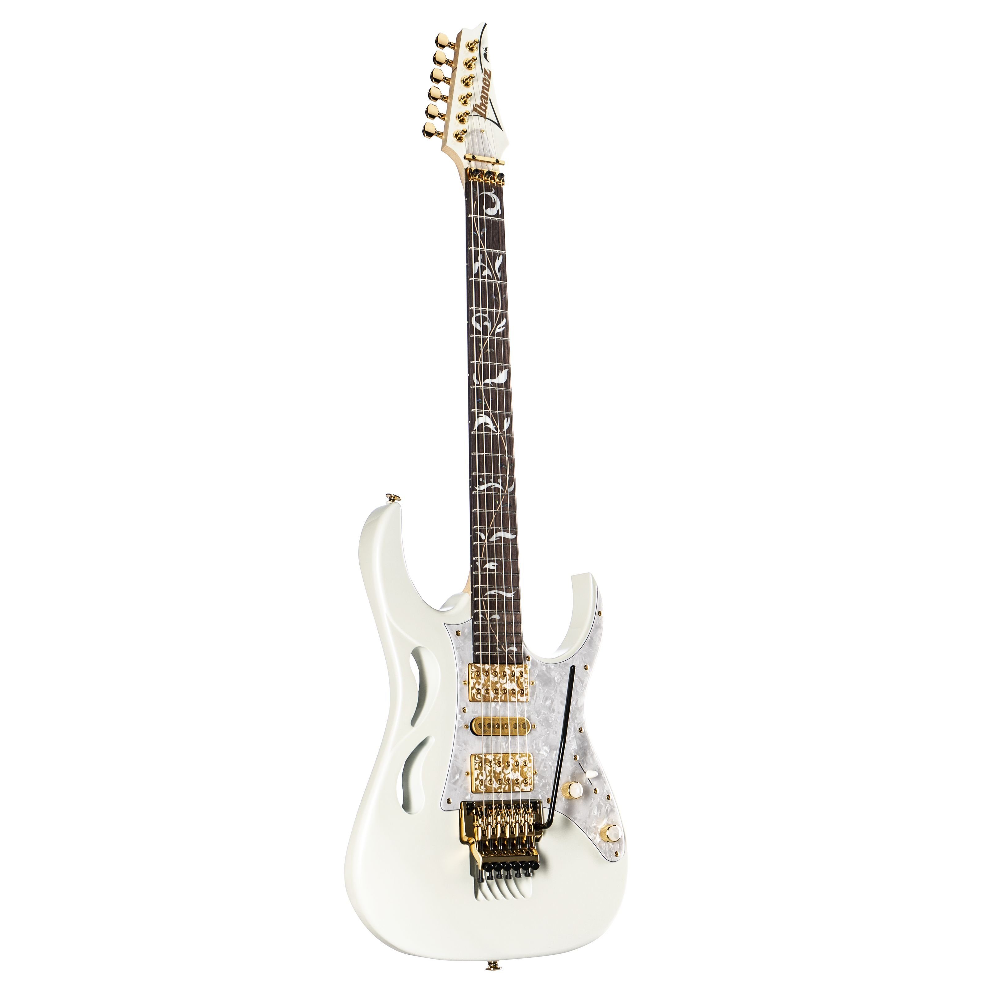 Ibanez E-Gitarre, E-Gitarren, Premium-Instrumente, Steve Vai PIA3761-SLW Stallion White - Custom E-Gitarre