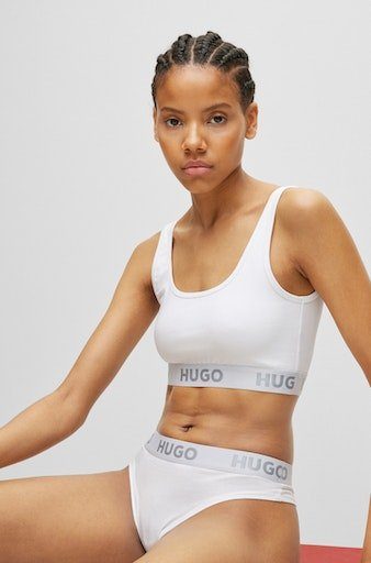 HUGO Bralette-BH BRALETTE SPORTY LOGO mit elastischem Bund günstig online kaufen