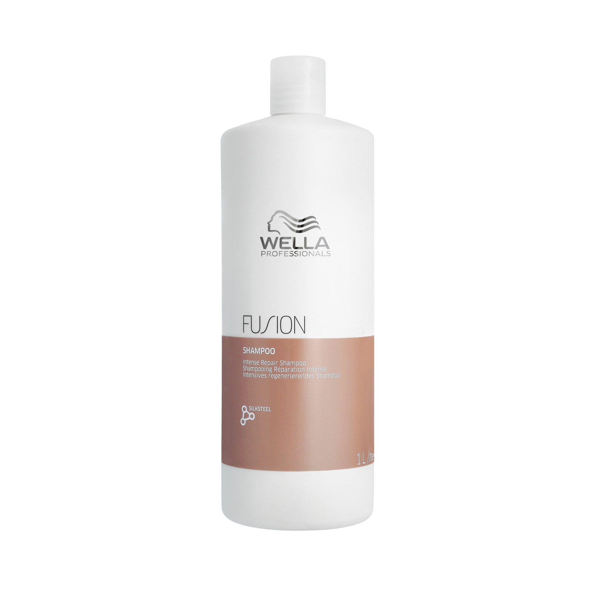 Wella Professionals Haarshampoo Fusion Shampoo, bessere Kämmbarkeit, reparierend und schützend, ohne Mikroplastik