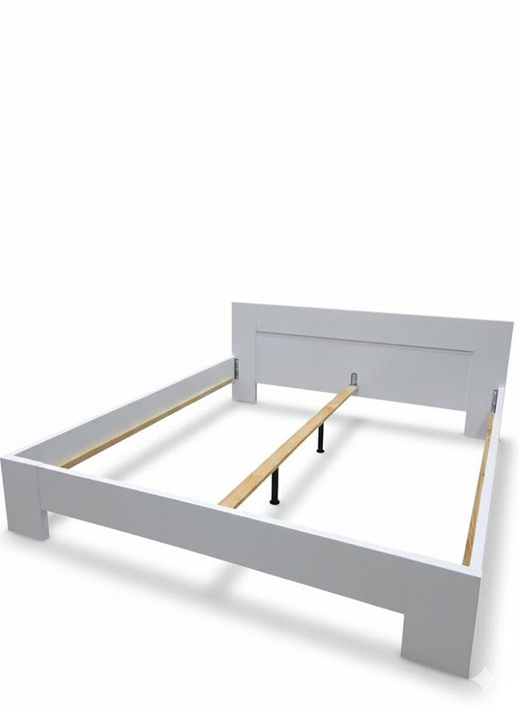 Xlmoebel Bett Holzbett für ein elegantes Schlafzimmer Sofort (Bett, Bett), Hergestellt in Europa