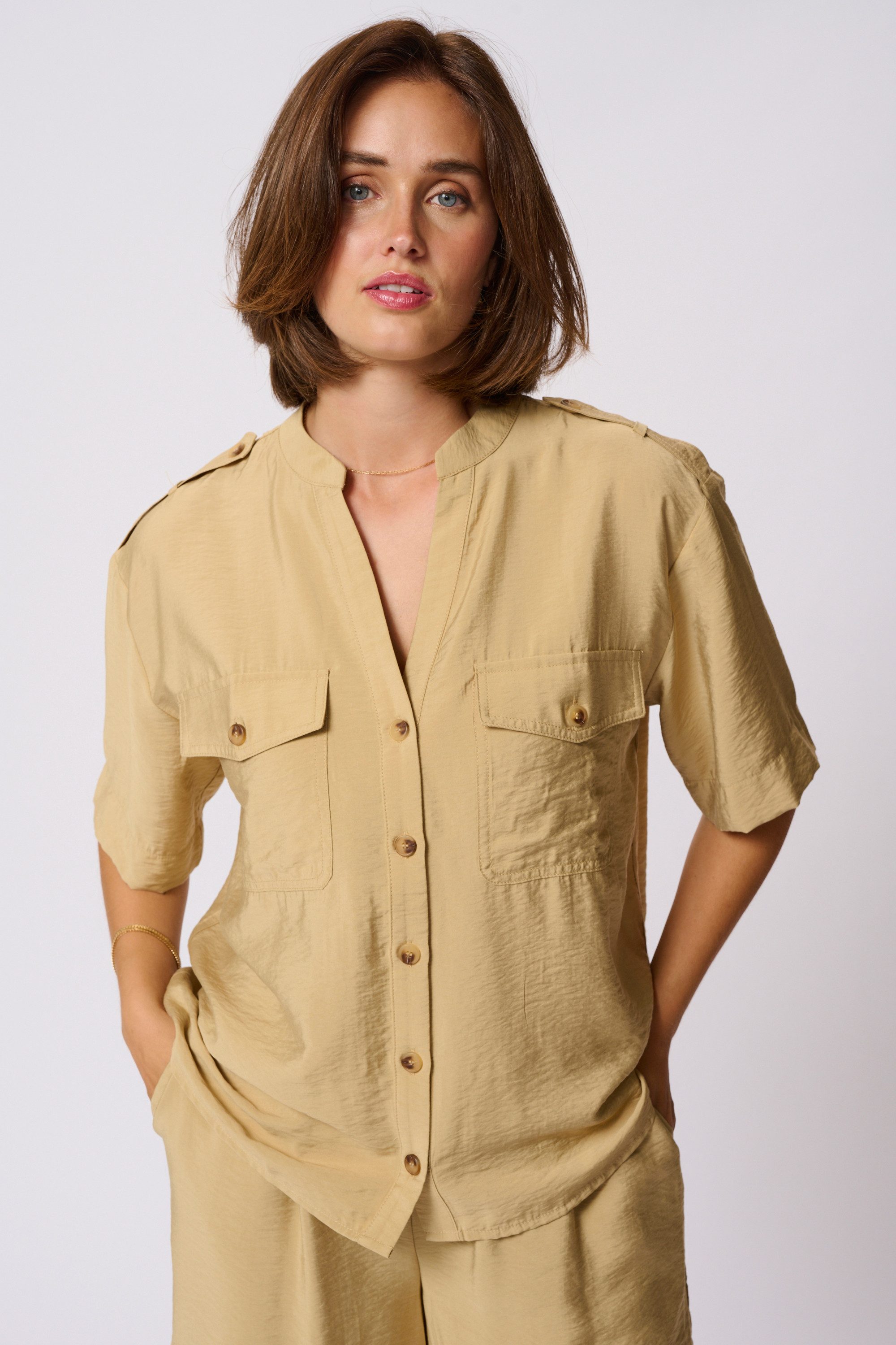 KAFFE Langarmhemd Langarm - Hemd KAflorence