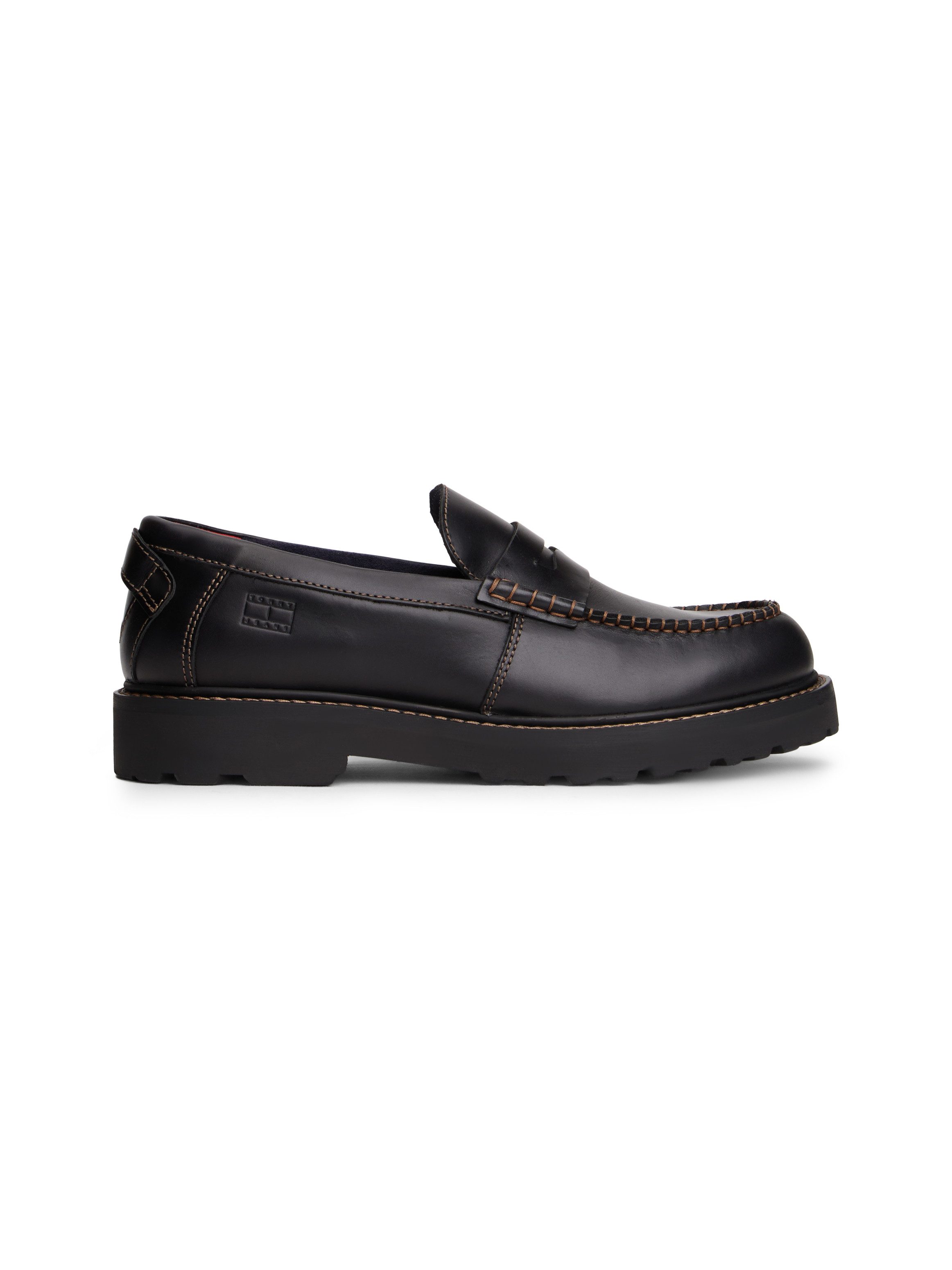 Tommy Jeans ARCHIVE '01 LOAFER Loafer Blockabsatz, Businessschuh, Slipper in schmaler Form