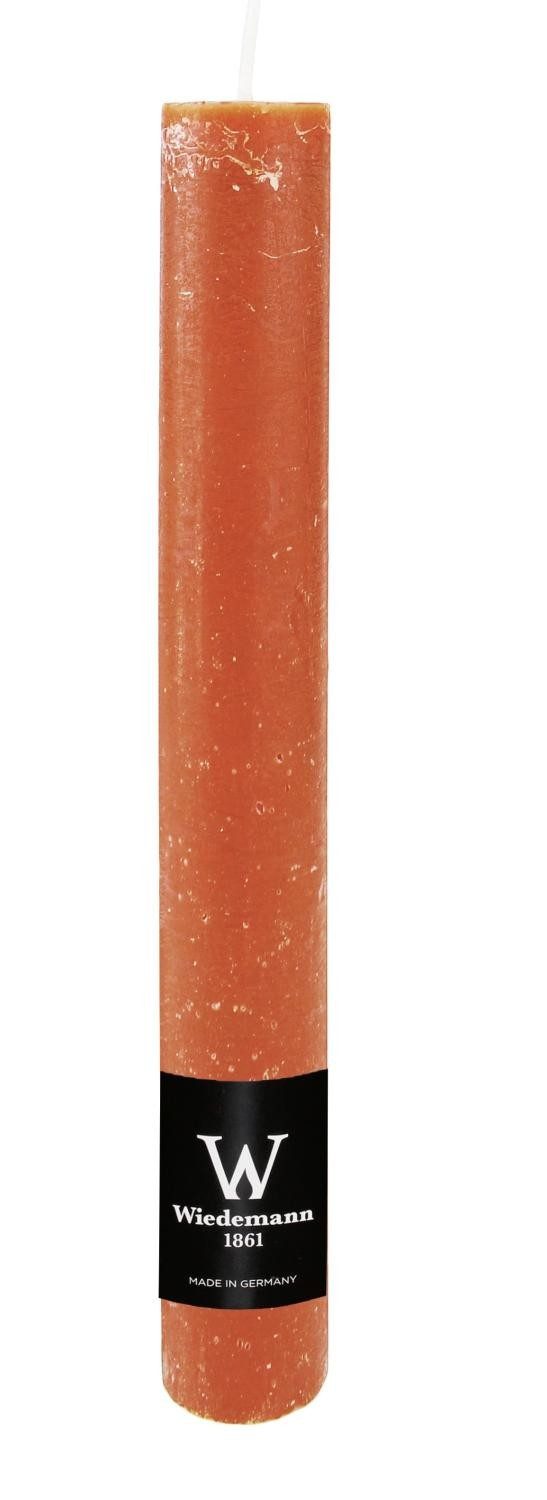 INNA-Glas Tafelkerze AURORA, orange, 28cm, Ø3,5cm, 30h - Made in Germany