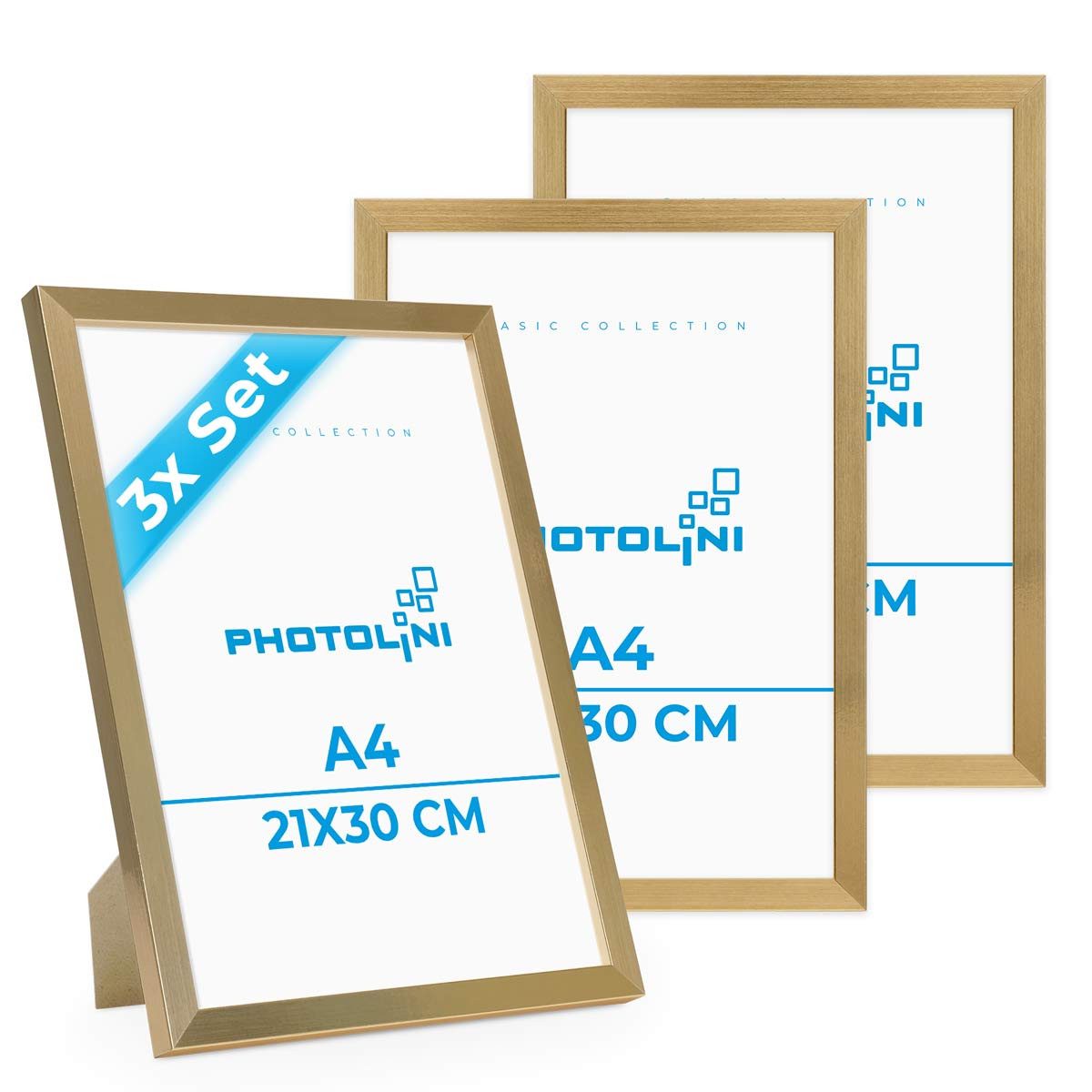 PHOTOLINI Bilderrahmen 3er Set, stabiles MDF-Holz, günstig online kaufen