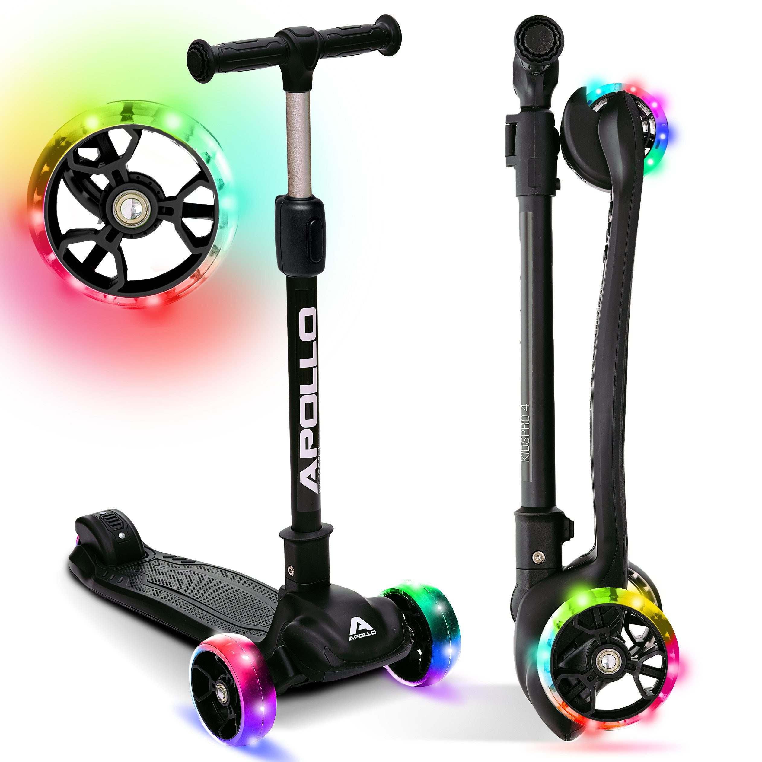 Dreiradscooter LED Kinderscooter Kids pro 4