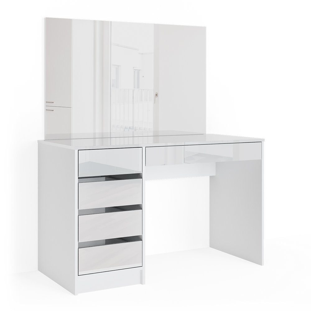 Vicco Schminktisch Sherry, Weiß, 120 cm günstig online kaufen