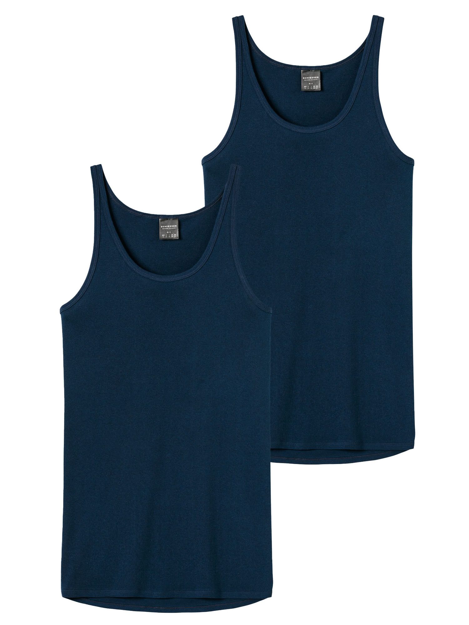 Schiesser Unterhemd Classics (2-St) unterhemd unterzieh-shirt ärmellos günstig online kaufen