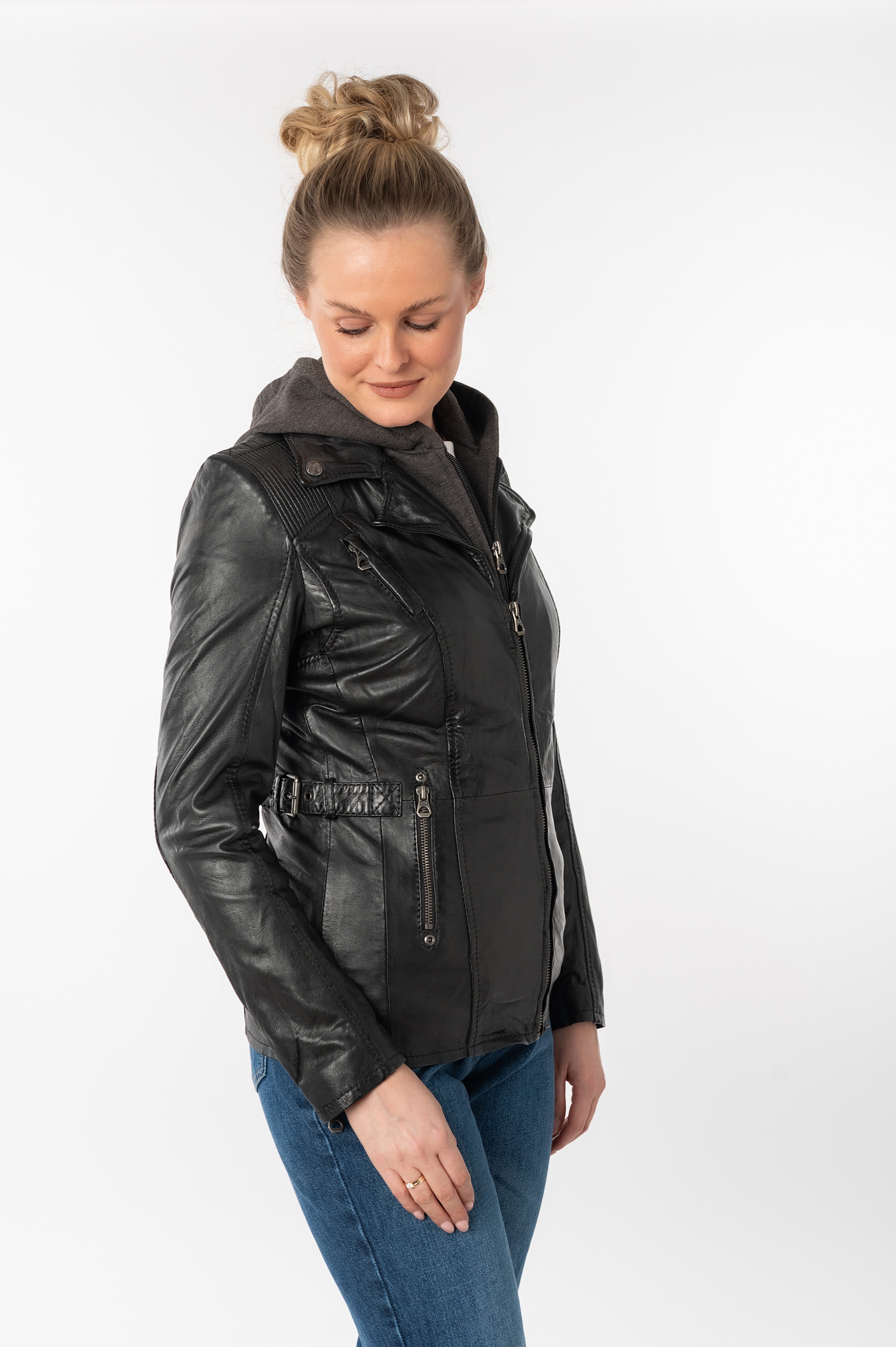 Mauritius Lederjacke Adelyn 2-in-1-Lederjacke günstig online kaufen
