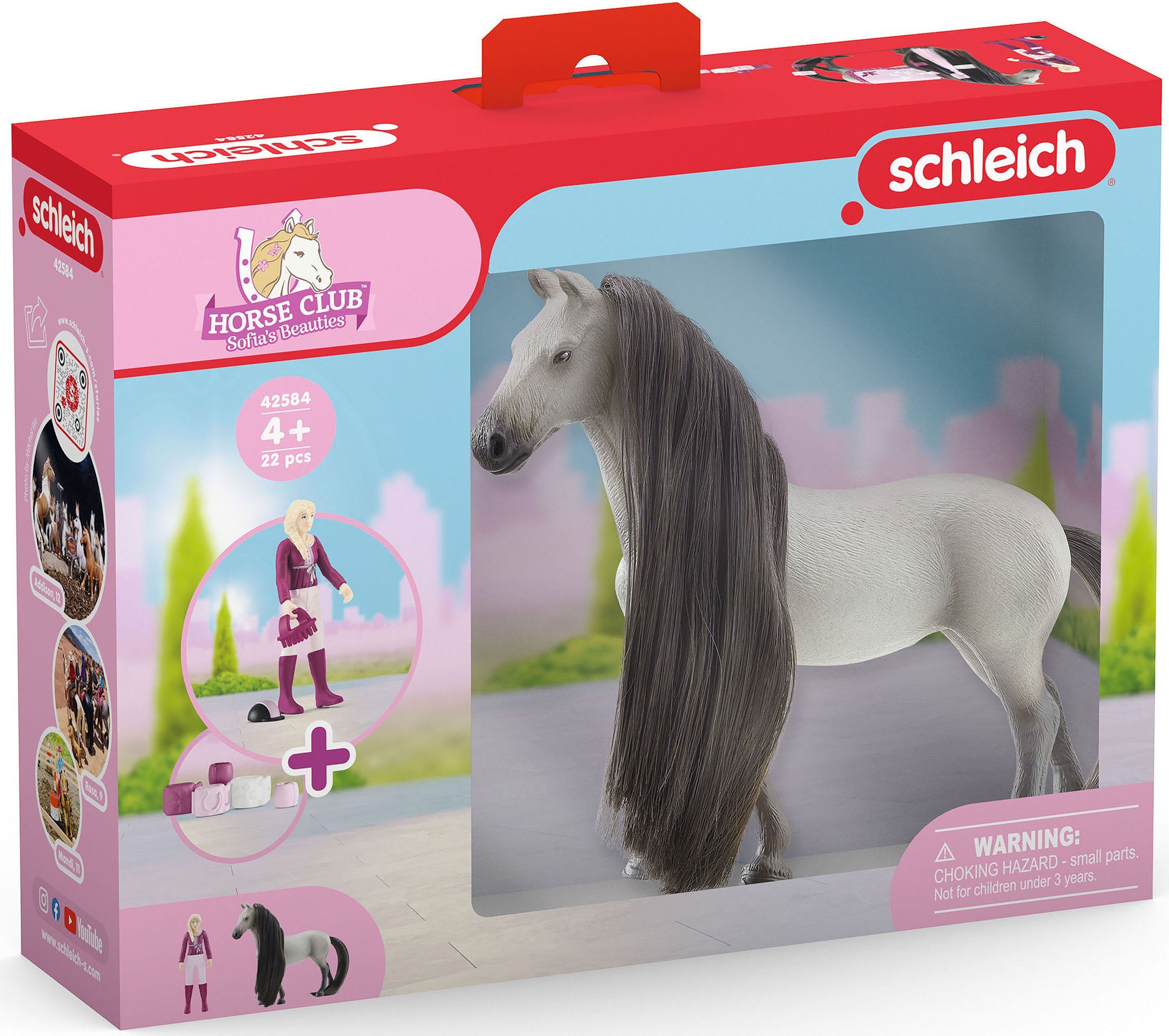 Spielfigur HORSE CLUB, Set Schleich® Sofia & Starter Dusty (42584)