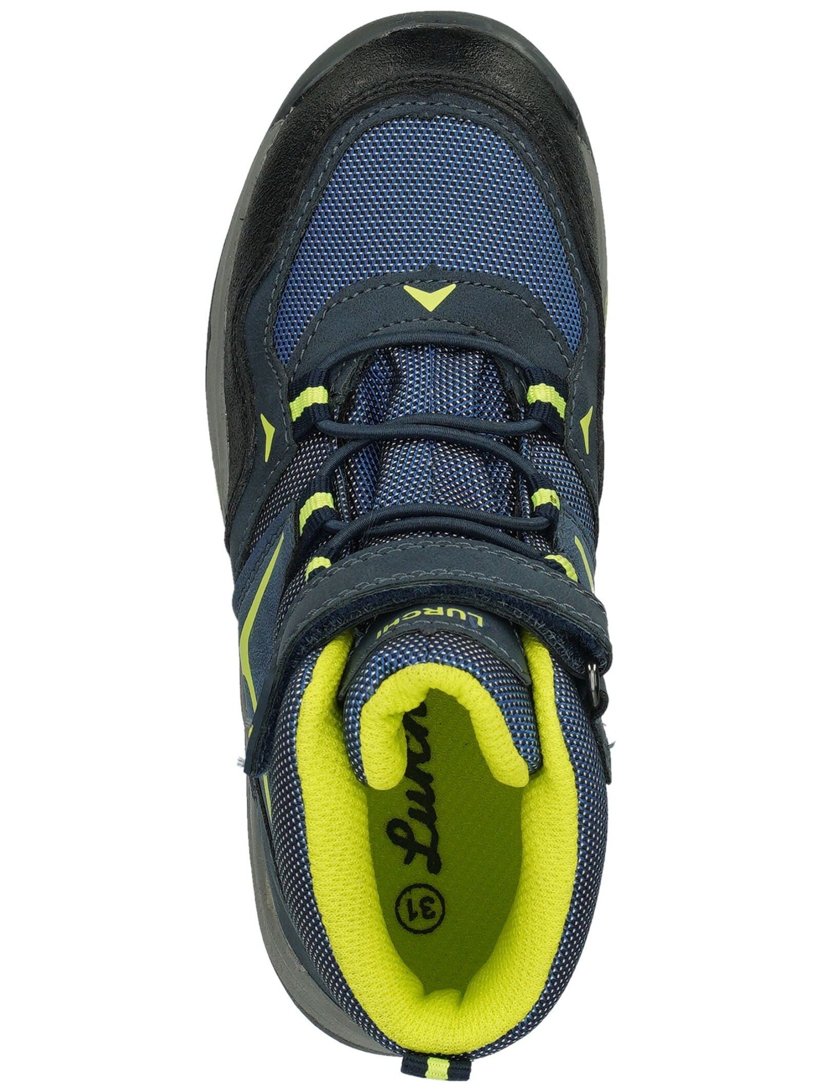 Lurchi Stiefelette Lederimitat/Textil . Schnürstiefelette